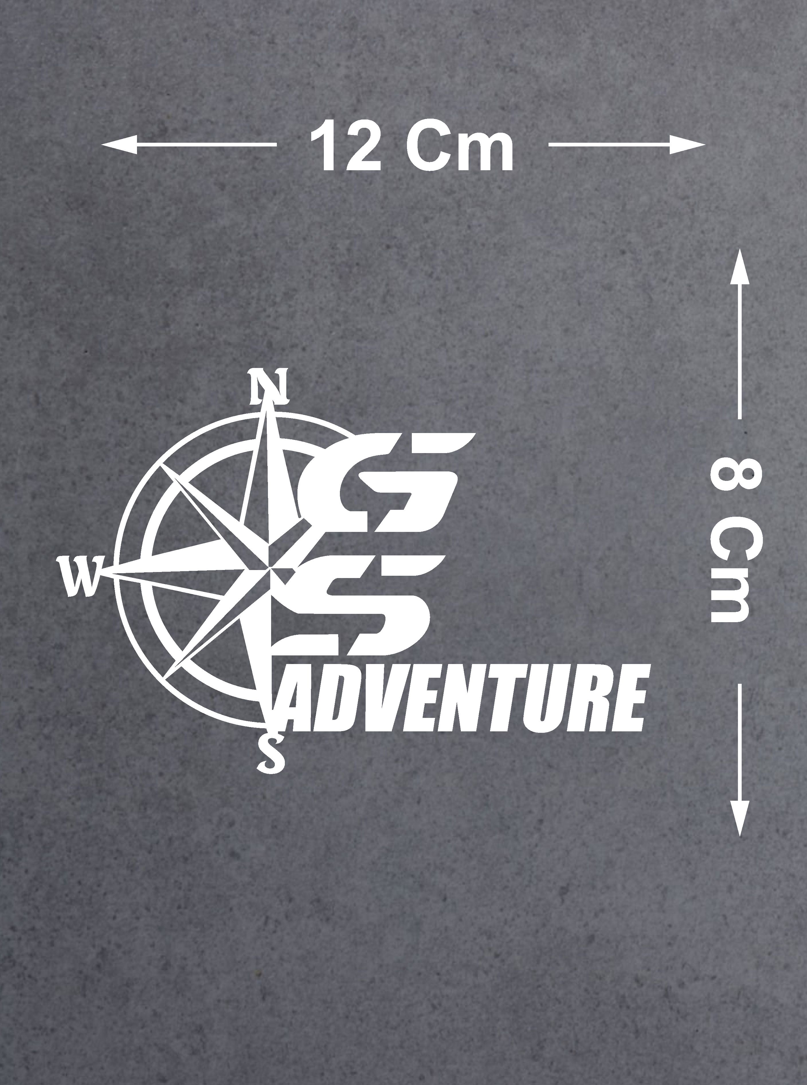 Gs Adventure Sticker - 00049 12X8 Cm 