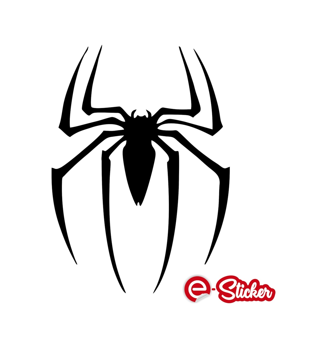 Örümcek Spi̇der Oto Sti̇cker Cam Sti̇cker Gri̇-25 X 18 Cm
