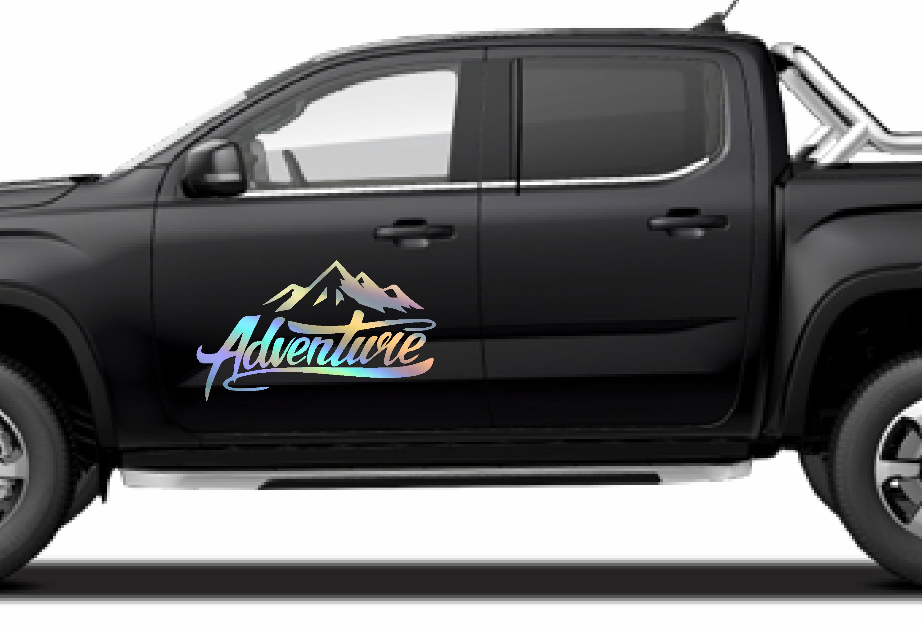 Adventure Dağ Kamp Karavan Offroad 4X4 Sti̇cker Araba Oto Motosi̇klet Karavan Sti̇cker 00007 50X29 Cm 