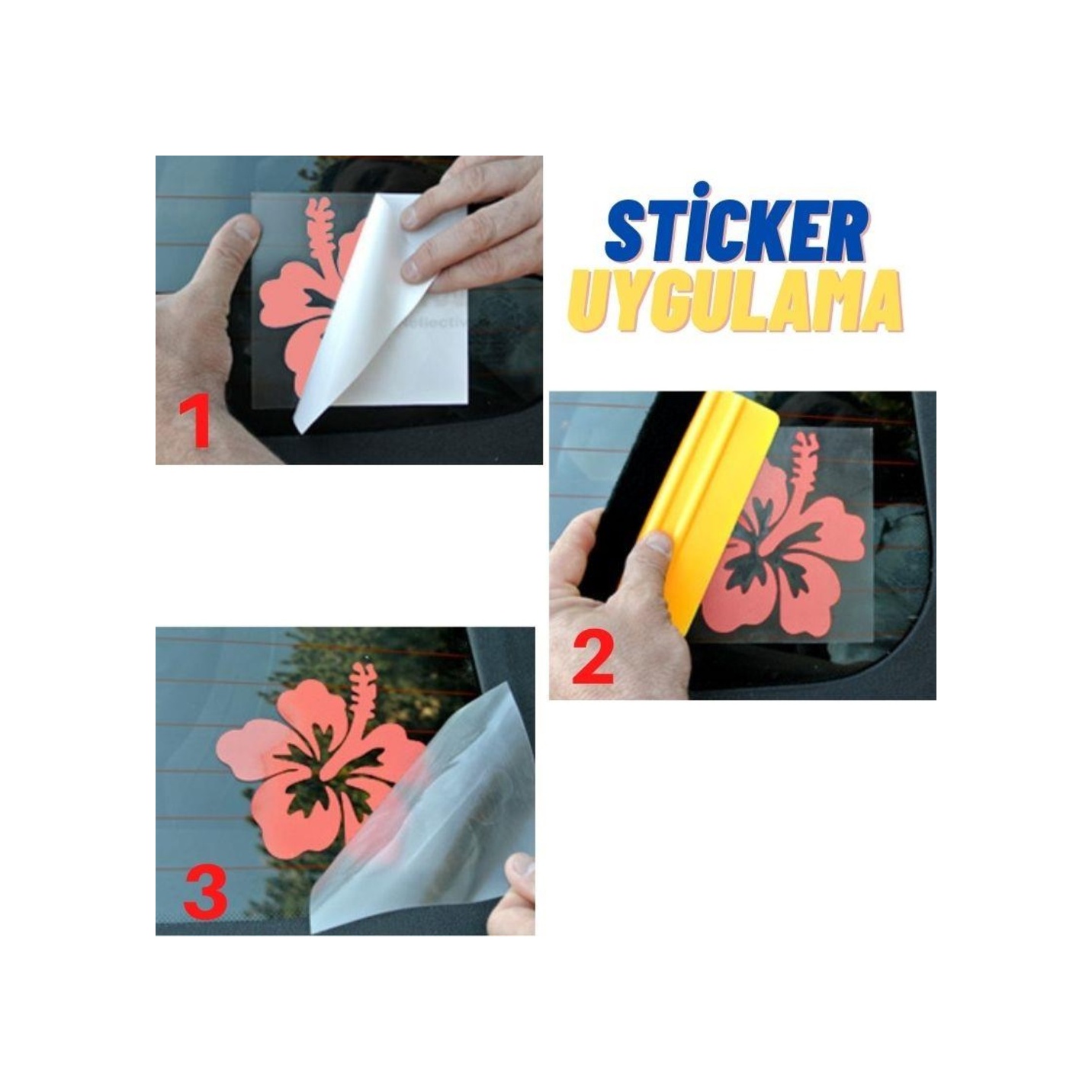 Si̇ze Özel Isi̇m Yazı Oto Sti̇cker Araba Cam Eti̇keti̇ 15Cm