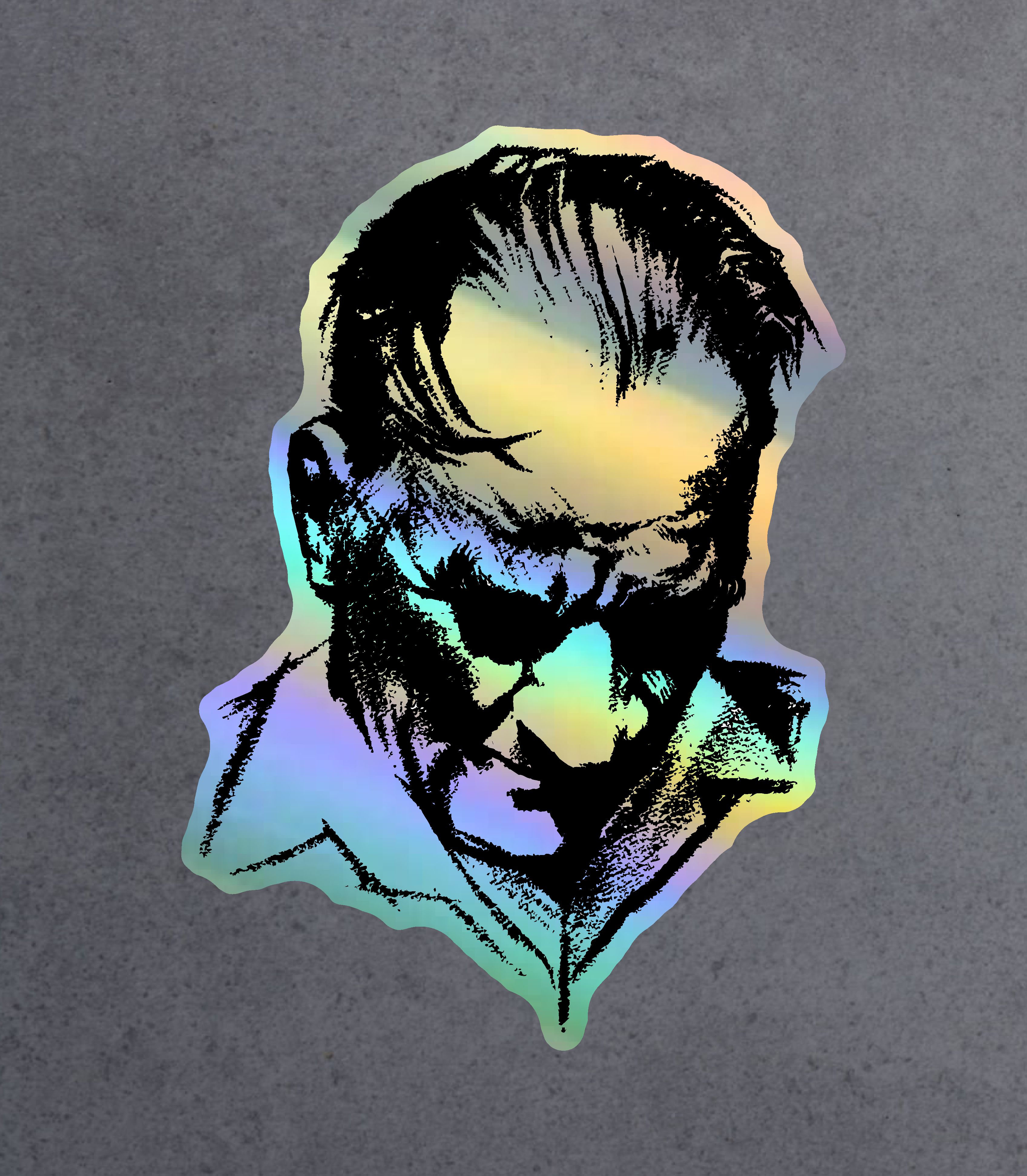 Hologramlı Janjanlı Atatürk Silüet Sticker - Ata Gazi Mustafa Kemal Sticker - Araba Oto Motosiklet Karavan Sticker 03007 8X6 Cm 
