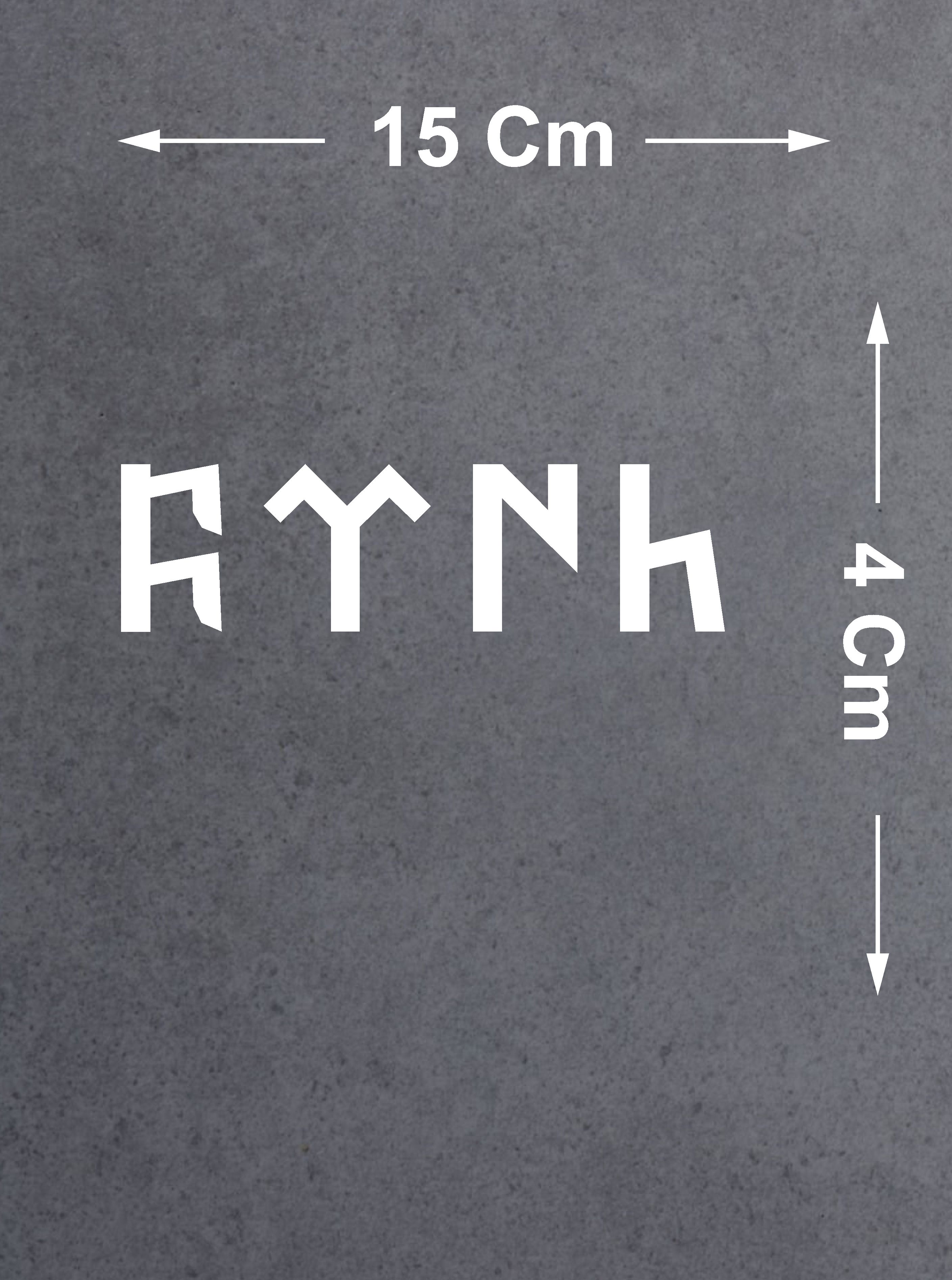 Göktürkçe Türk Sti̇cker, Göktük, Araba Oto Motosi̇klet Karavan Sti̇cker, Oto Sti̇cker, 00348 15X4 Cm