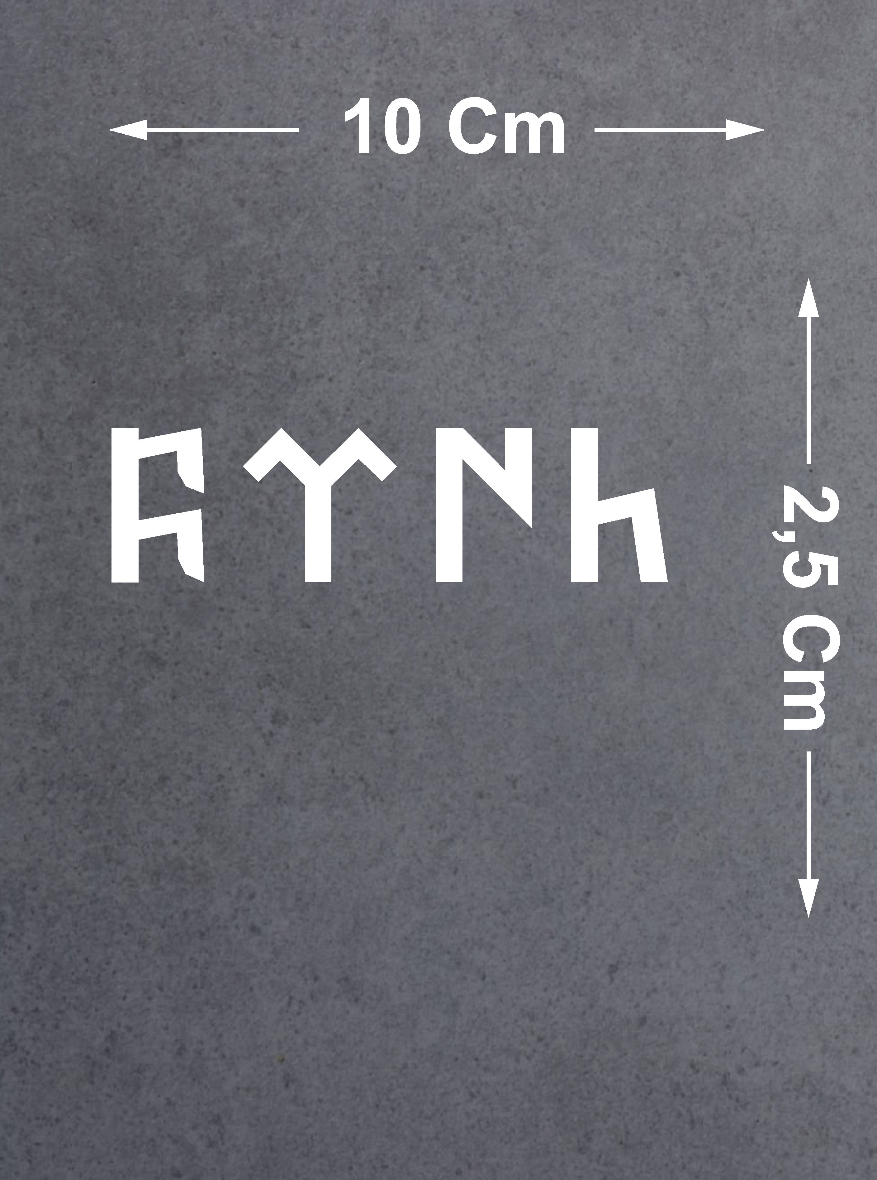 Göktürkçe Türk Sti̇cker, Göktük, Araba Oto Motosi̇klet Karavan Sti̇cker, Oto Sti̇cker, 00348 15X4 Cm