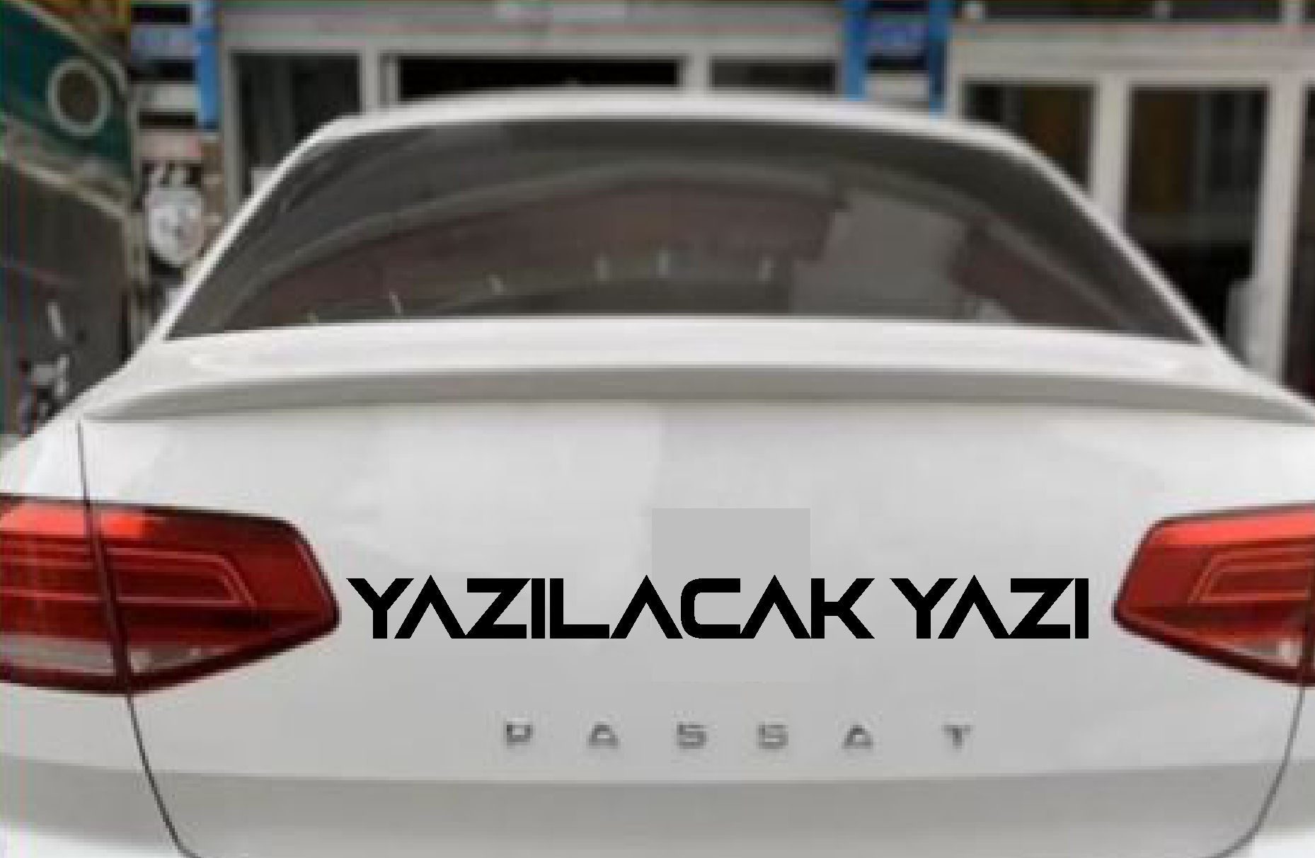 Ki̇şi̇ye Özel Yazı 2 Adet Sti̇cker - Araba Oto Motosi̇klet Karavan Cam Sti̇cker - 00122 12 Cm 