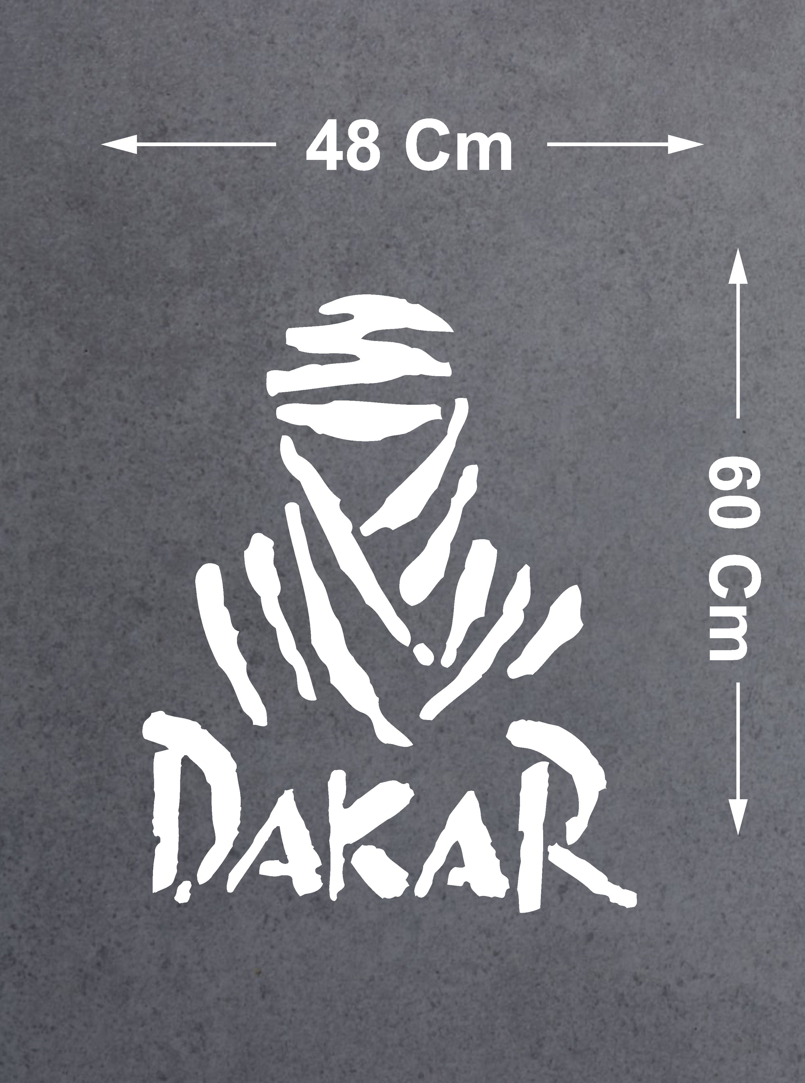 Dakar Sti̇cker - 4X4 Off Road Adventure Sti̇cker - Araba Oto Motosi̇klet Karavan Cam Sti̇cker - 00074 10X8 Cm 