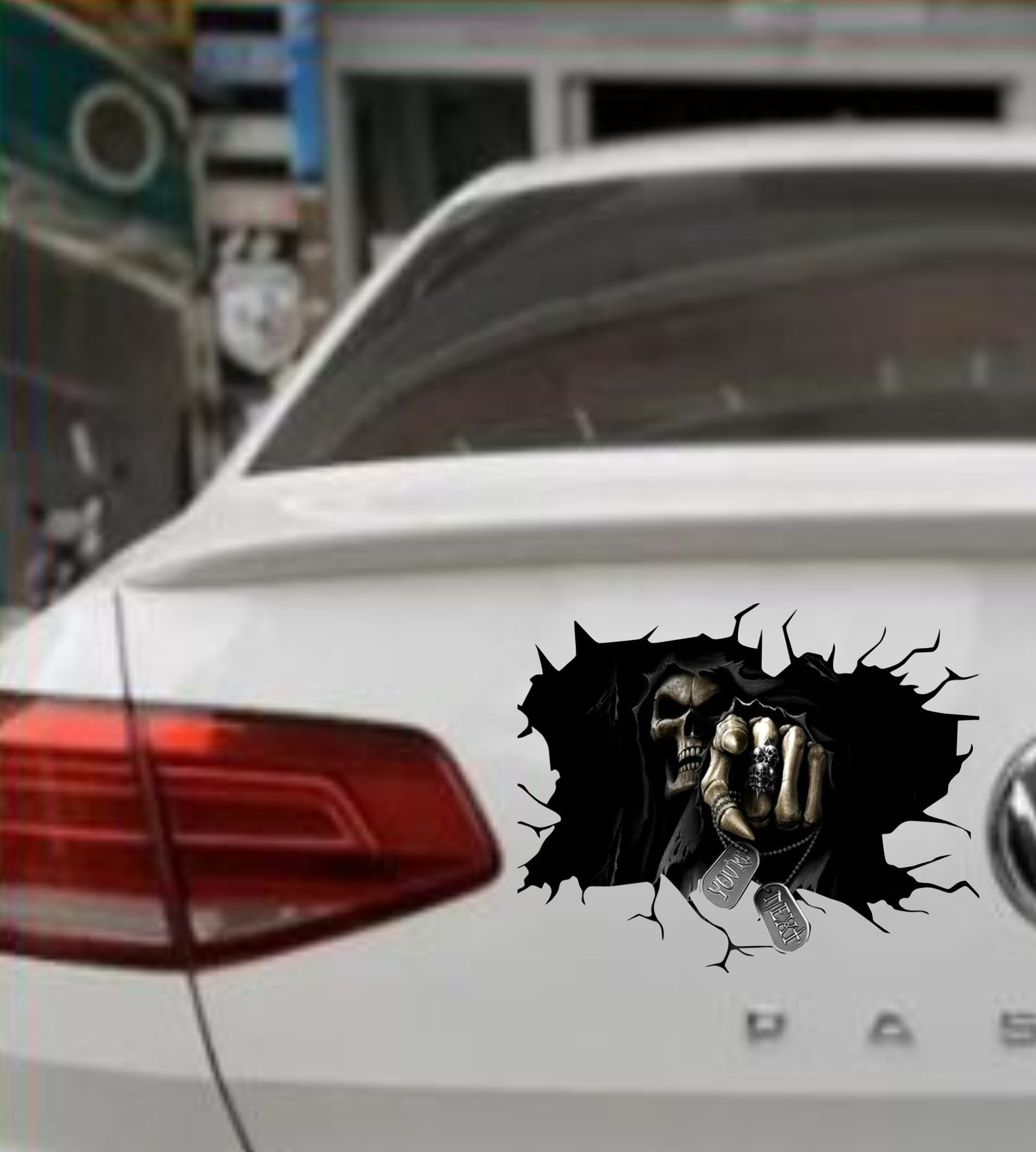 You Kuru Kafa Korku Sti̇cker - Araba Oto Motosi̇klet Karavan Cam Sti̇cker - 00044 20X16 Cm 