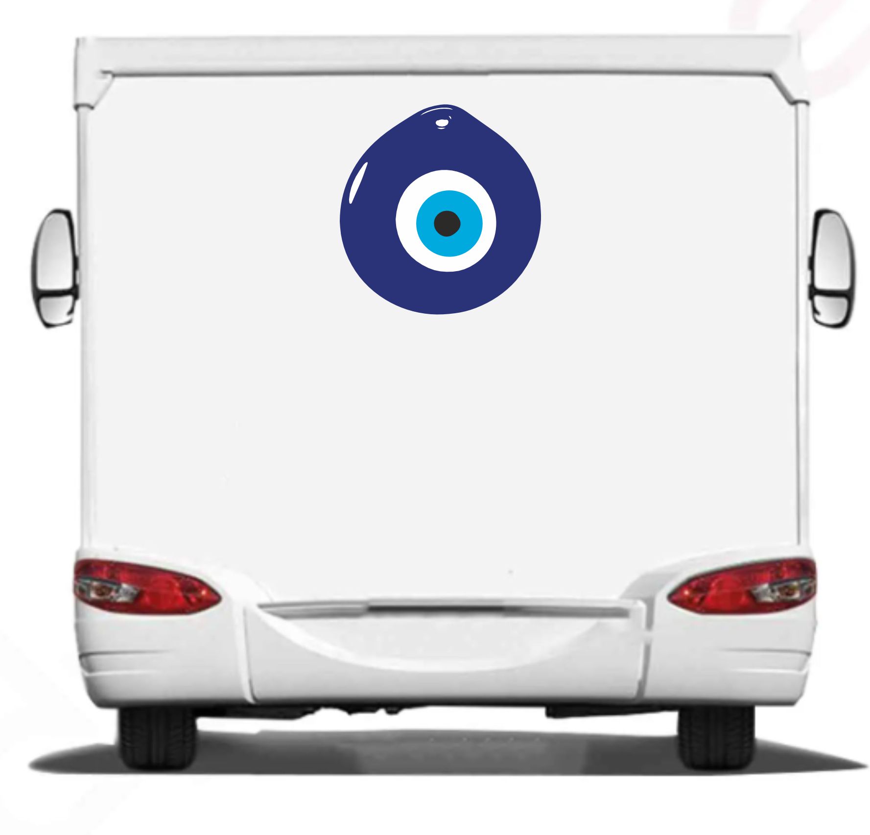 Nazar Boncuğu Sti̇cker Araba Oto Motosi̇klet Karavan Sti̇cker Eti̇ket 00005 50X50 Cm 