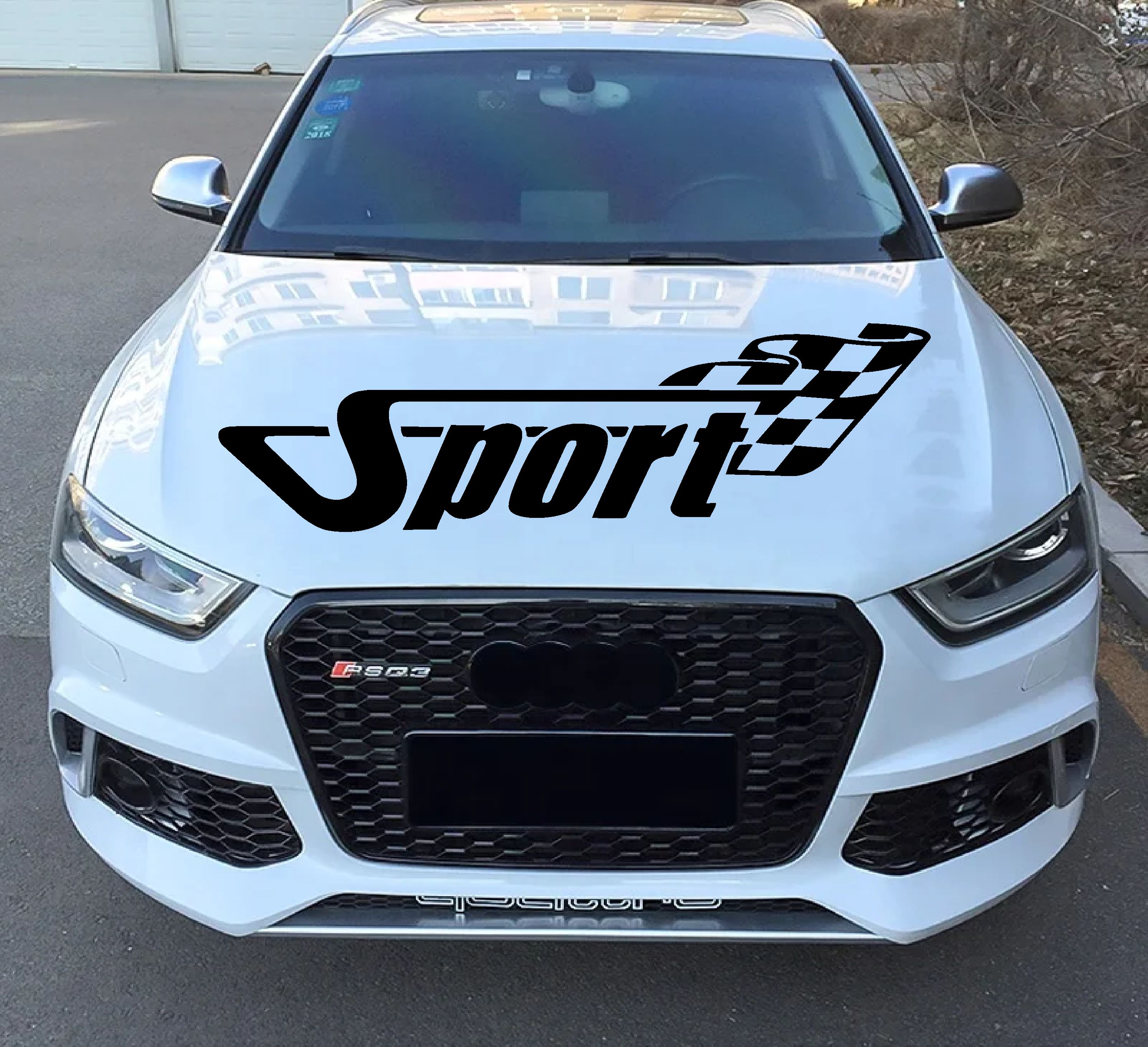 Sport 2 Adet Sti̇cker - Rally Raci̇ng Yarış Sti̇cker - Araba Oto Motosi̇klet Araç Sti̇cker 02508 40X14 Cm