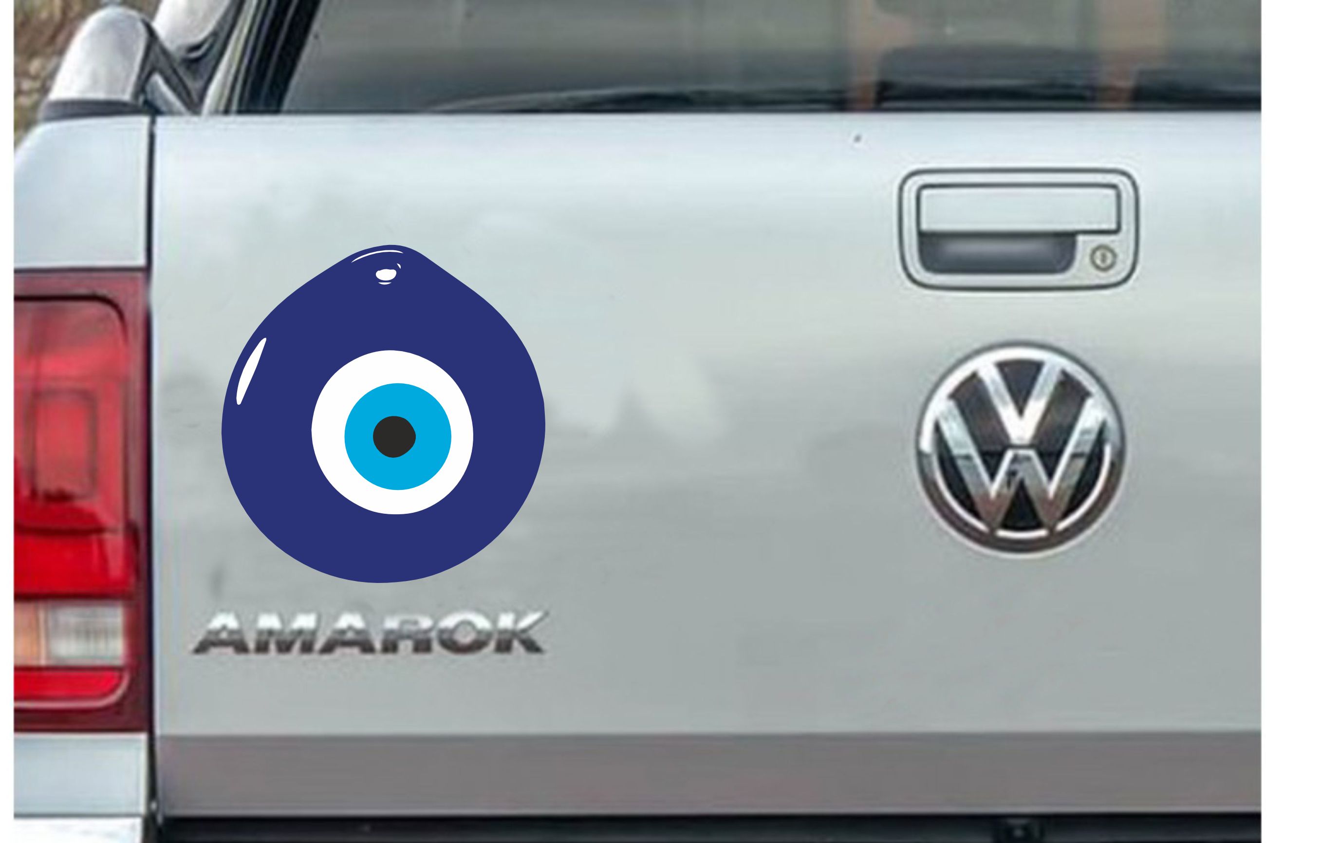 Nazar Boncuğu Sti̇cker Araba Oto Motosi̇klet Karavan Sti̇cker Eti̇ket 00005 50X50 Cm 