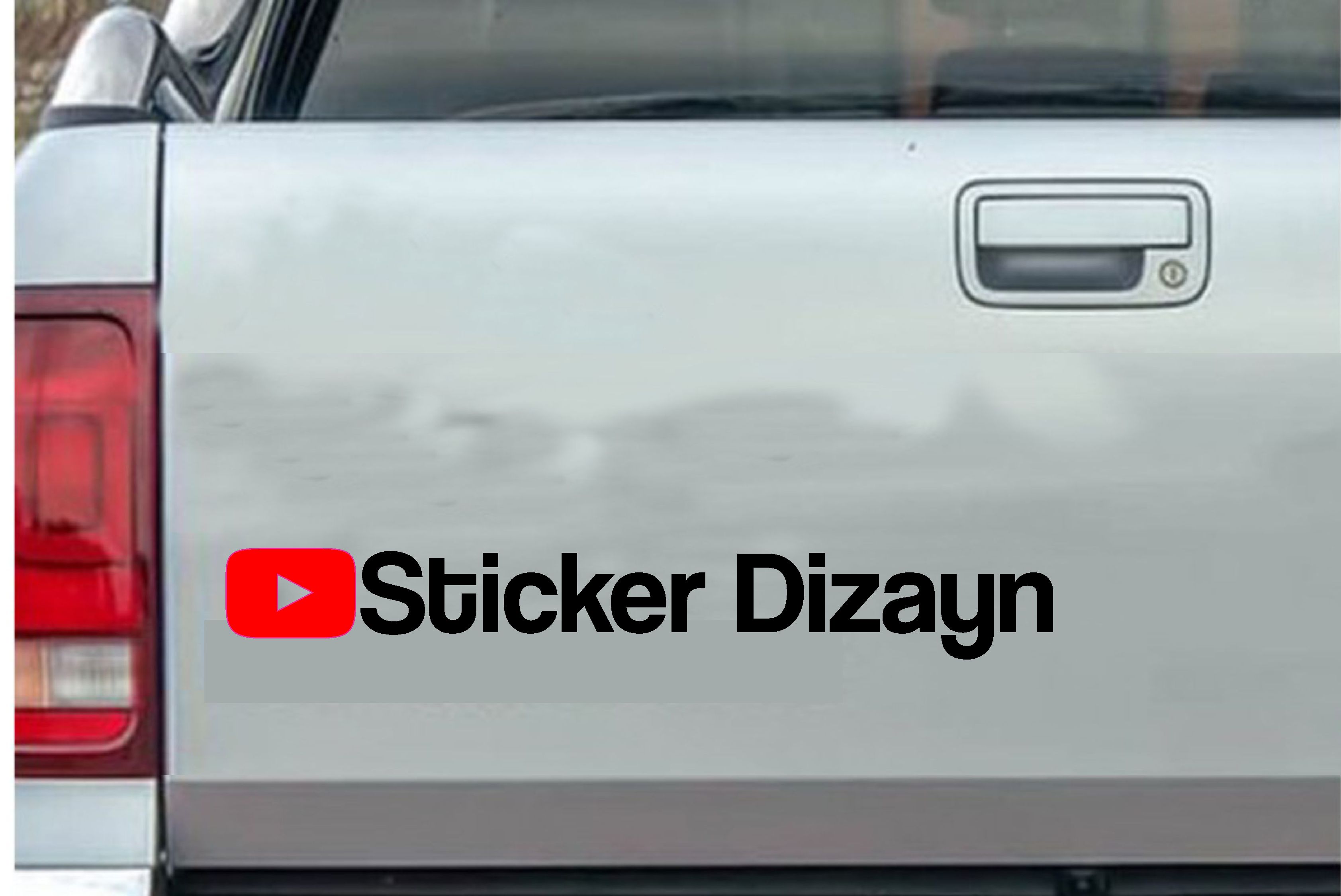 Ki̇şi̇ye Özel Youtube 2 Adet Sti̇cker - Araba Oto Motosi̇klet Karavan Sti̇cker Eti̇ket 00307 15 Cm 