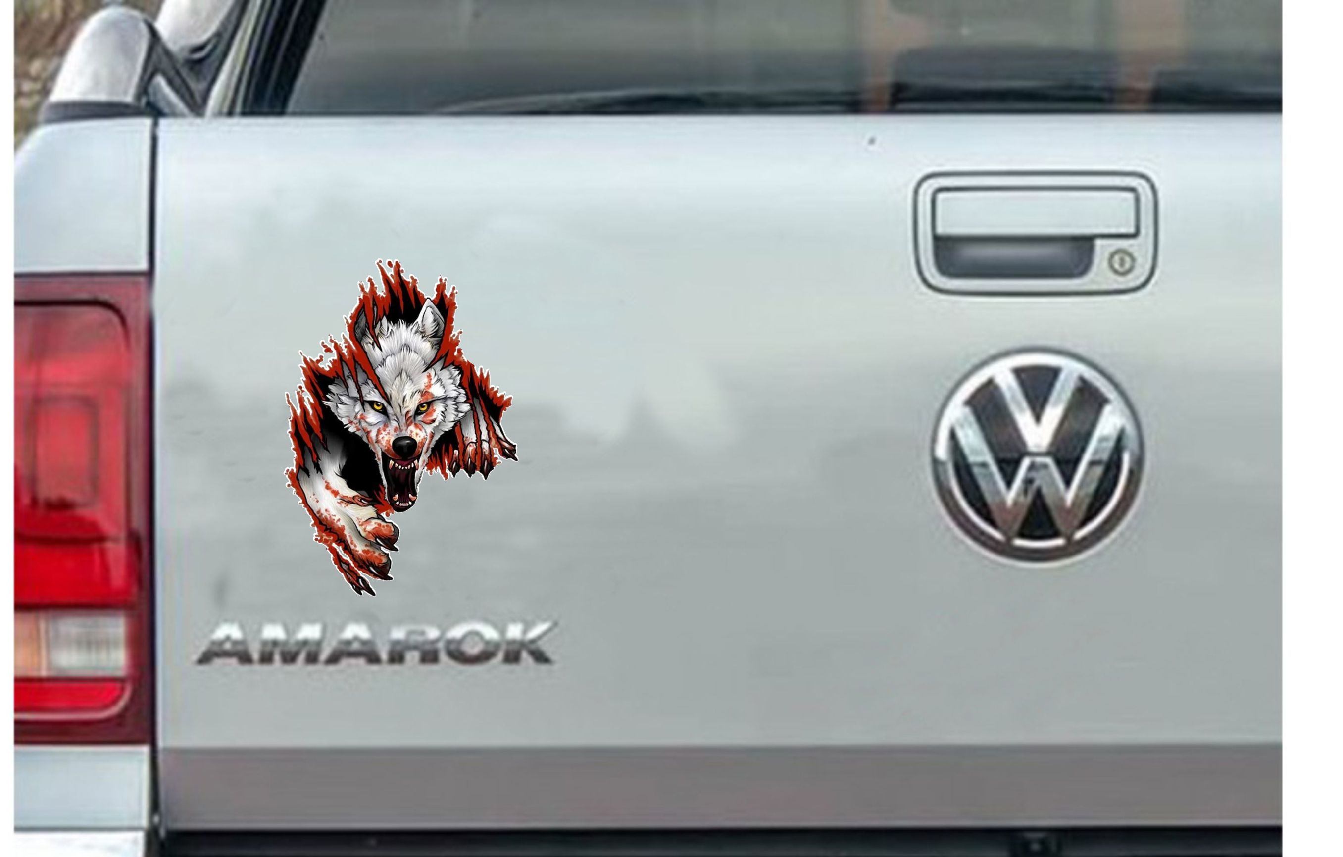 Kurt Bozkurt Göktük Börü Sti̇cker Araba Oto Motosi̇klet Karavan Sti̇cker Eti̇ket 00004 50X35 Cm 