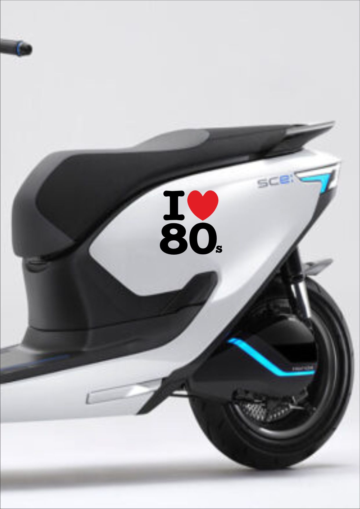 I Love 80 S Sti̇cker - Araba Oto Öotosi̇klet Karavan Cam Sti̇cker - 00043 12X11 Cm 