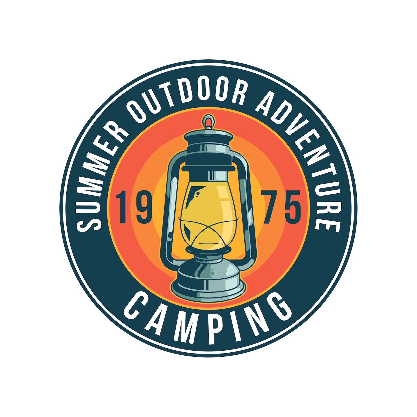 Off Road Adventure Campi̇ng Sti̇cker 02023 12X12 Cm