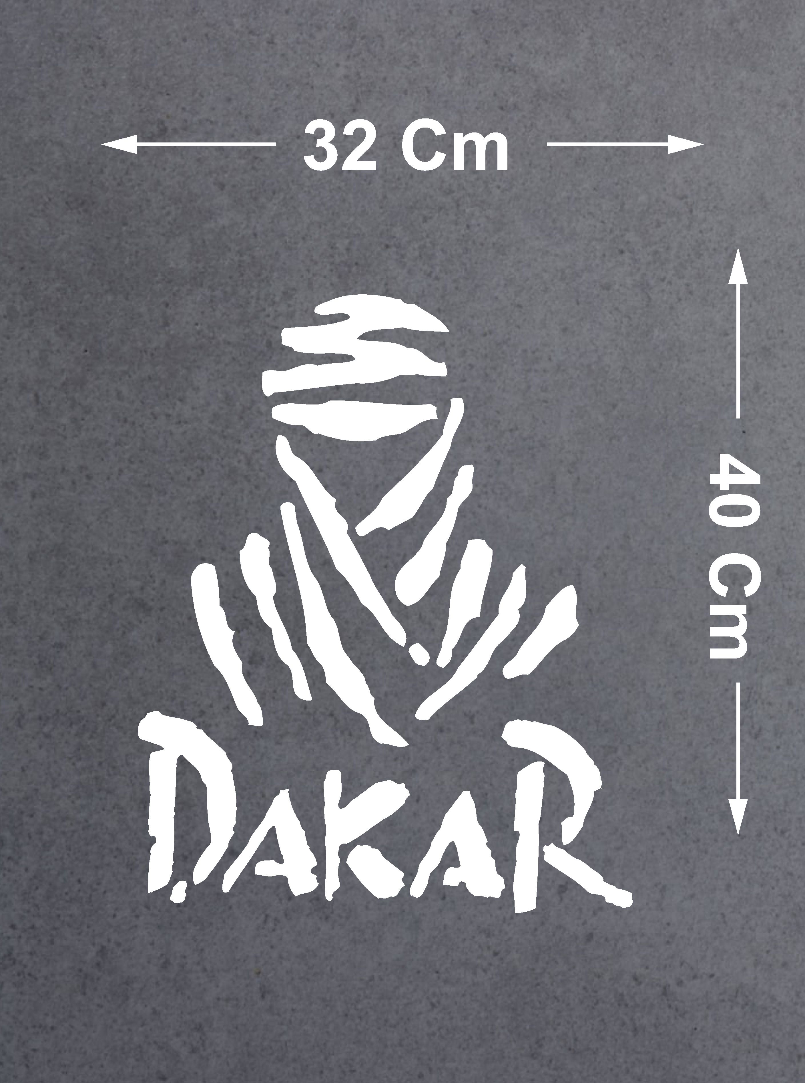 Dakar Sti̇cker - 4X4 Off Road Adventure Sti̇cker - Araba Oto Motosi̇klet Karavan Cam Sti̇cker - 00074 10X8 Cm 