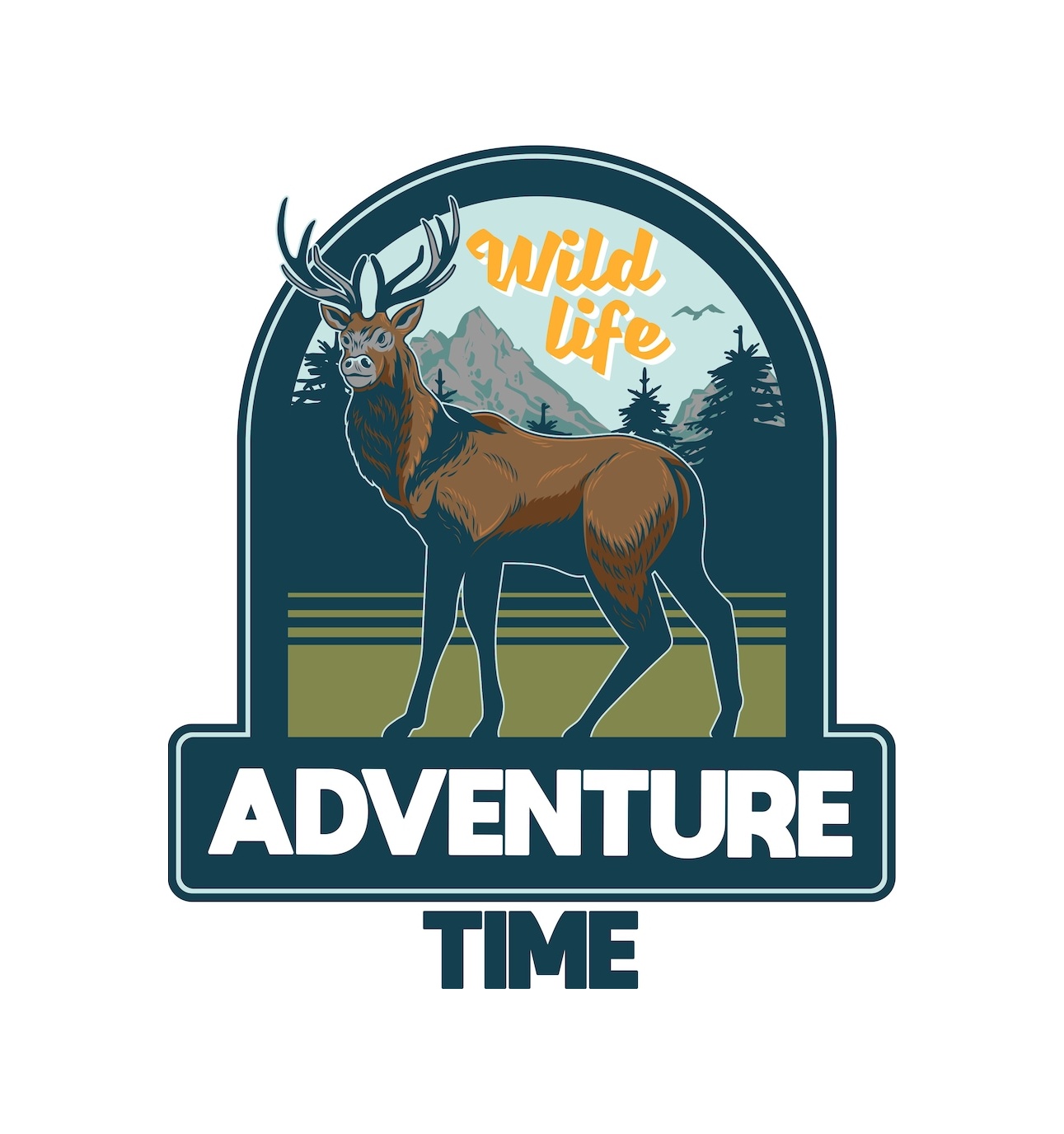 Off Road Adventure Campi̇ng Sti̇cker 02021 25X22 Cm