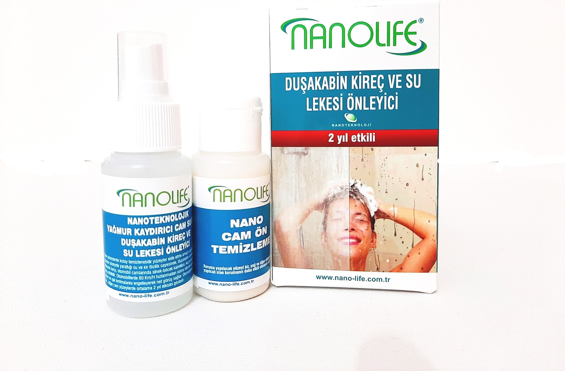 Nanolıfe 2 Yıl Etkili Duşakabin Kireç Ve Su Lekesi Önleyici N11.6285