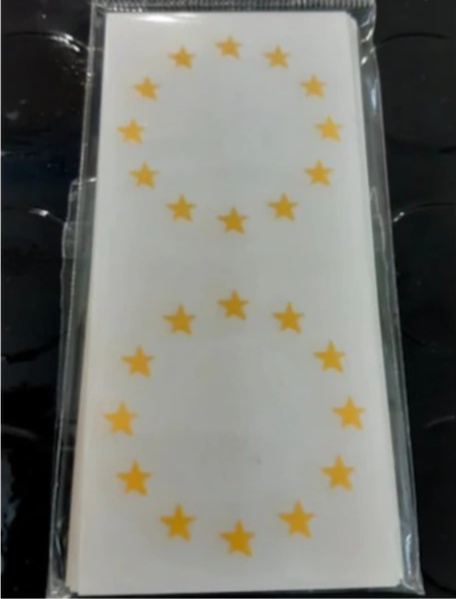 Avrupa Bi̇rli̇ği̇ Plaka Sti̇cker 
