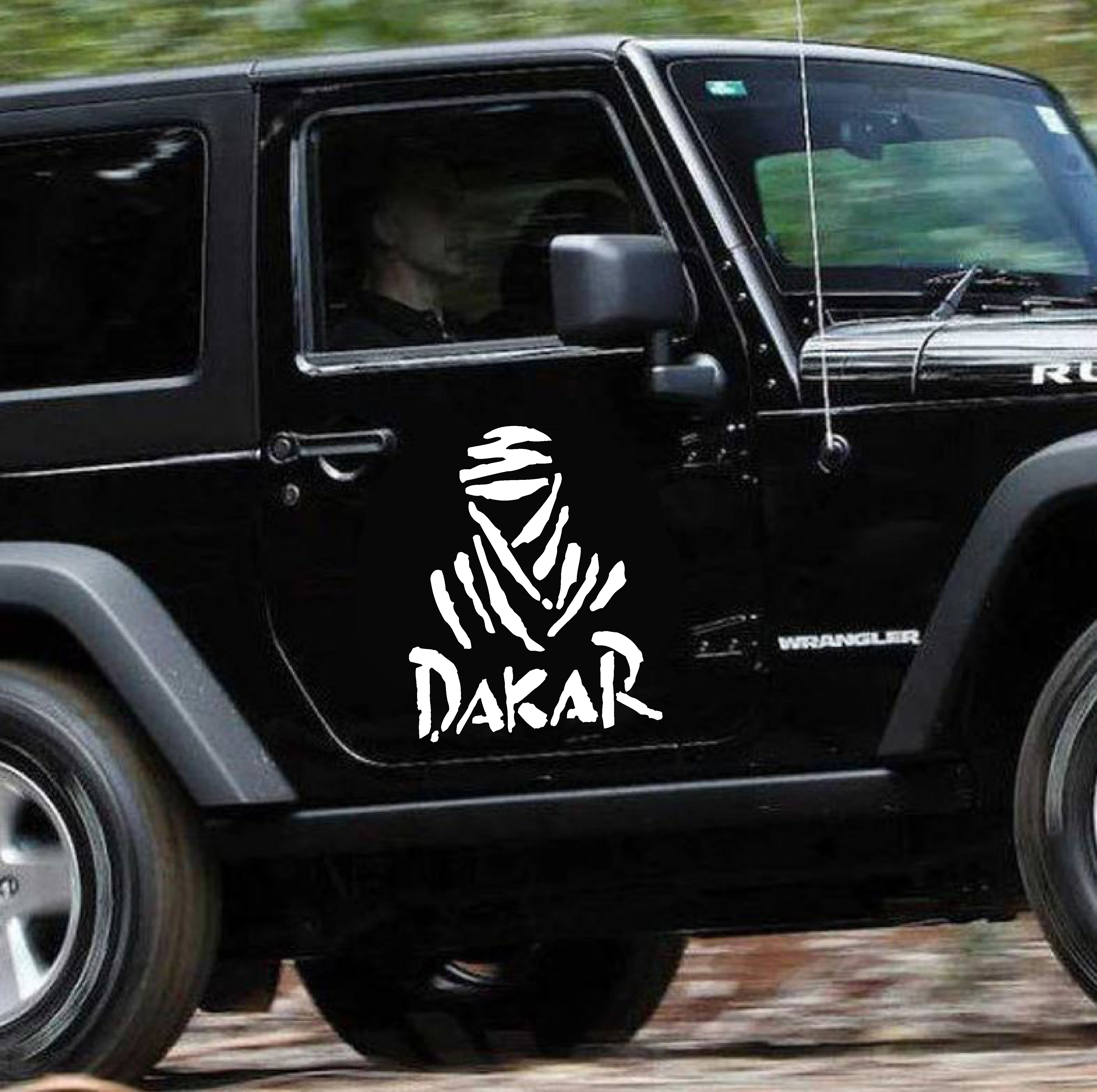 Dakar Sti̇cker - 4X4 Off Road Adventure Sti̇cker - Araba Oto Motosi̇klet Karavan Cam Sti̇cker - 00074 10X8 Cm 