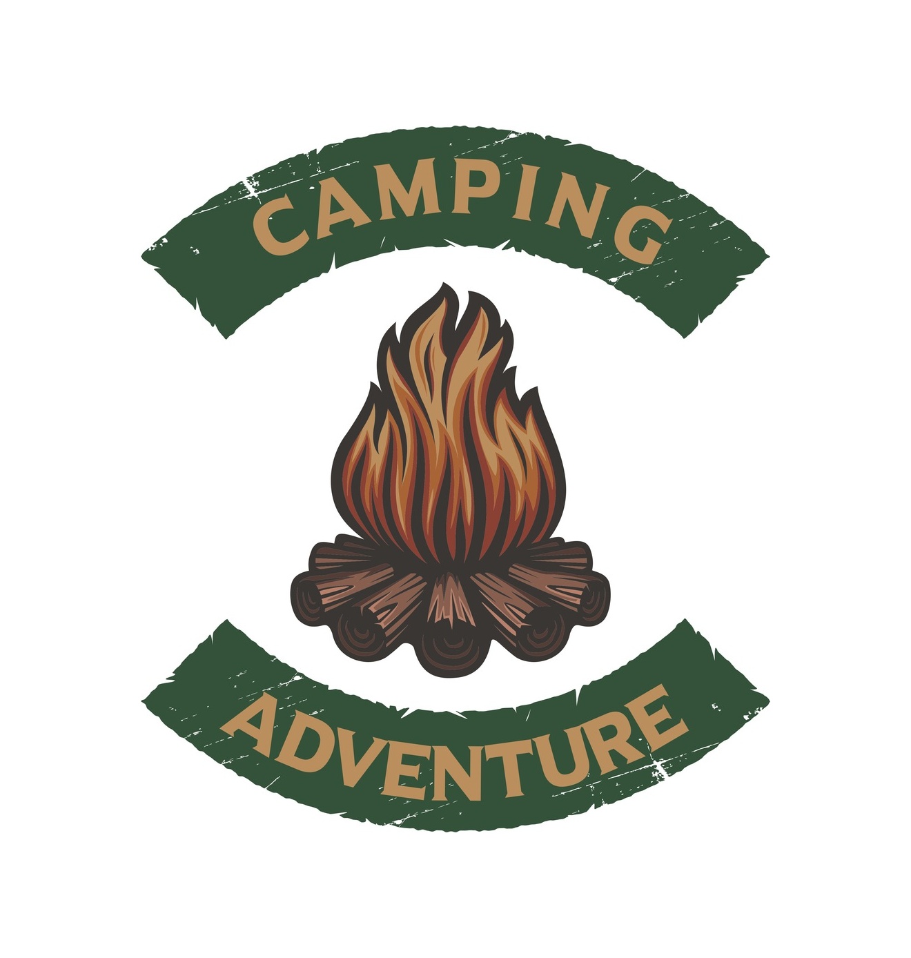 Off Road Adventure Kamp Campi̇ng Offroad Sti̇cker 55X49 Cm