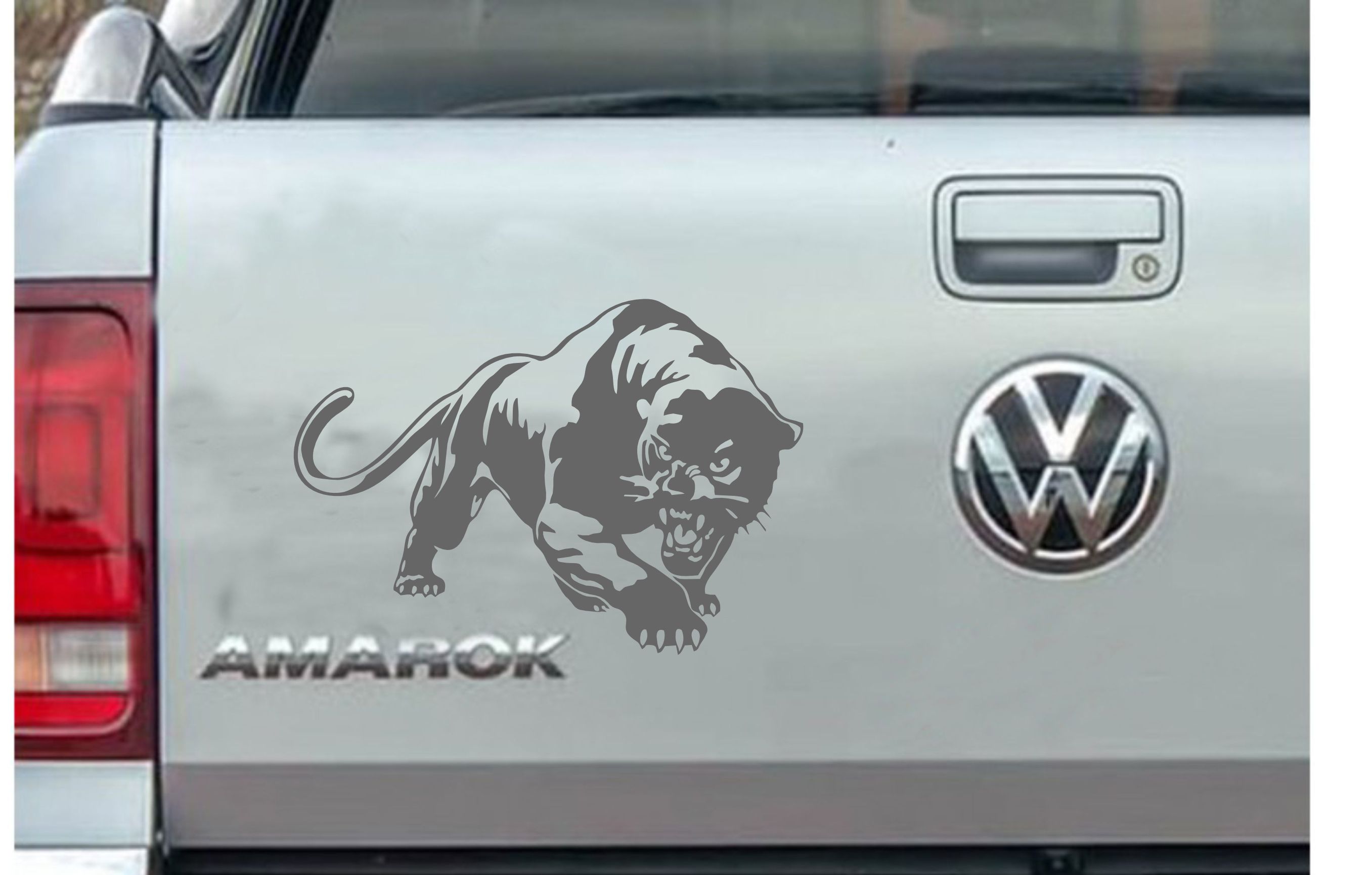 Vahşi̇ Puma Kaplan Panter Sti̇cker, Araba Oto Motosi̇klet Karavan Sti̇cker 02519 15X11 Cm 