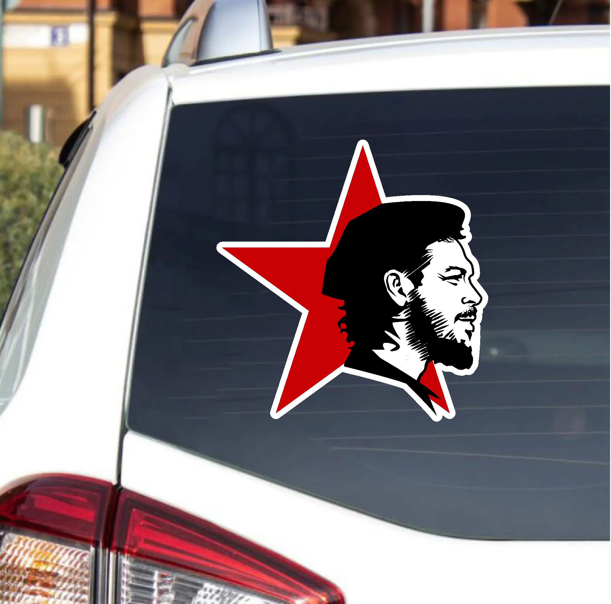 Che Guevara Sti̇cker - Araba Oto Motosi̇klet Karavan Cam Sti̇cker - 00091 10X9 Cm 