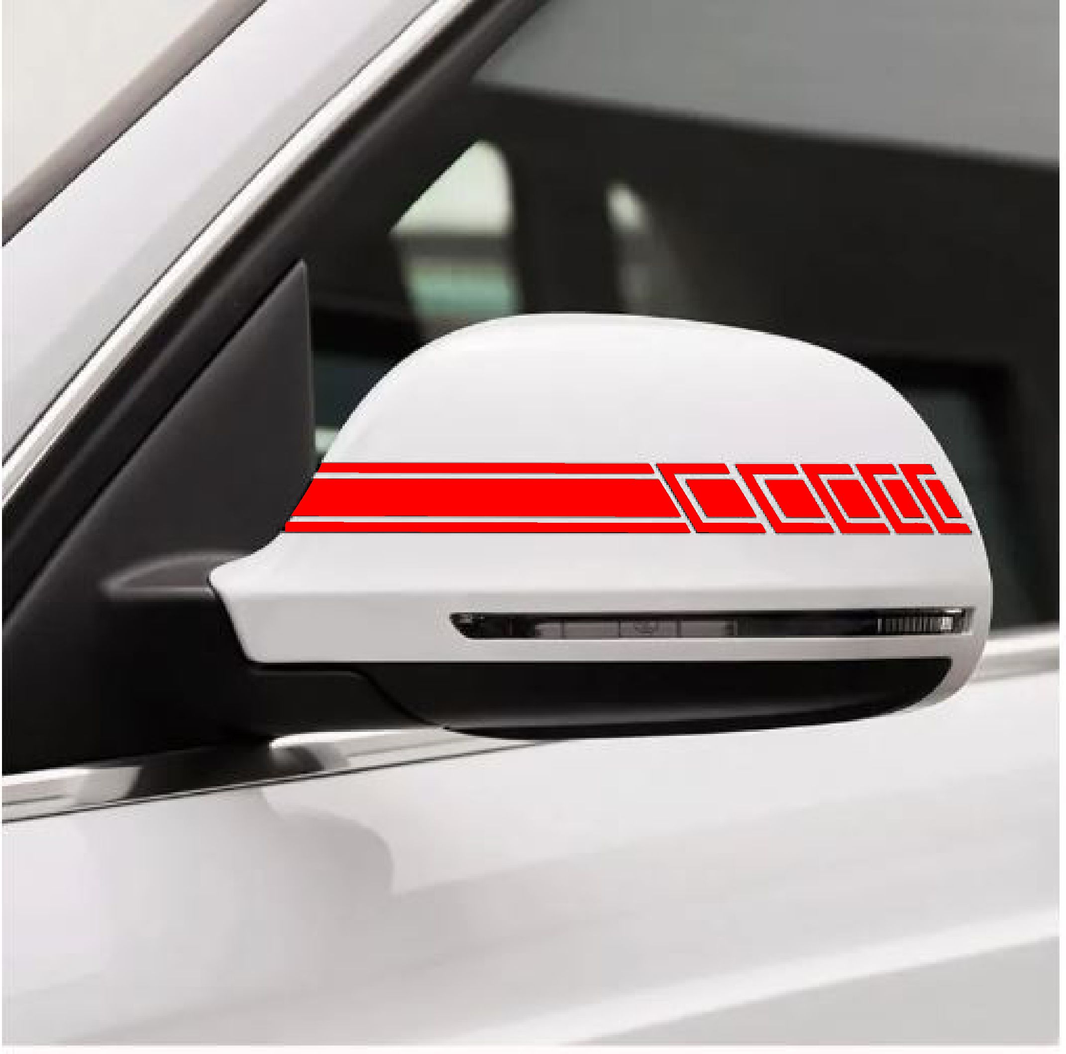 Oto Araba Ayna Şeri̇t Sti̇cker - Araba Oto Cam Sti̇cker - 00105 15X1,5 Cm 