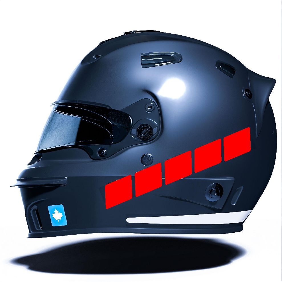 Reflekti̇f Kask Şeri̇t Sti̇cker - Motosi̇klet Sti̇cker - 00010 17X13 Cm 