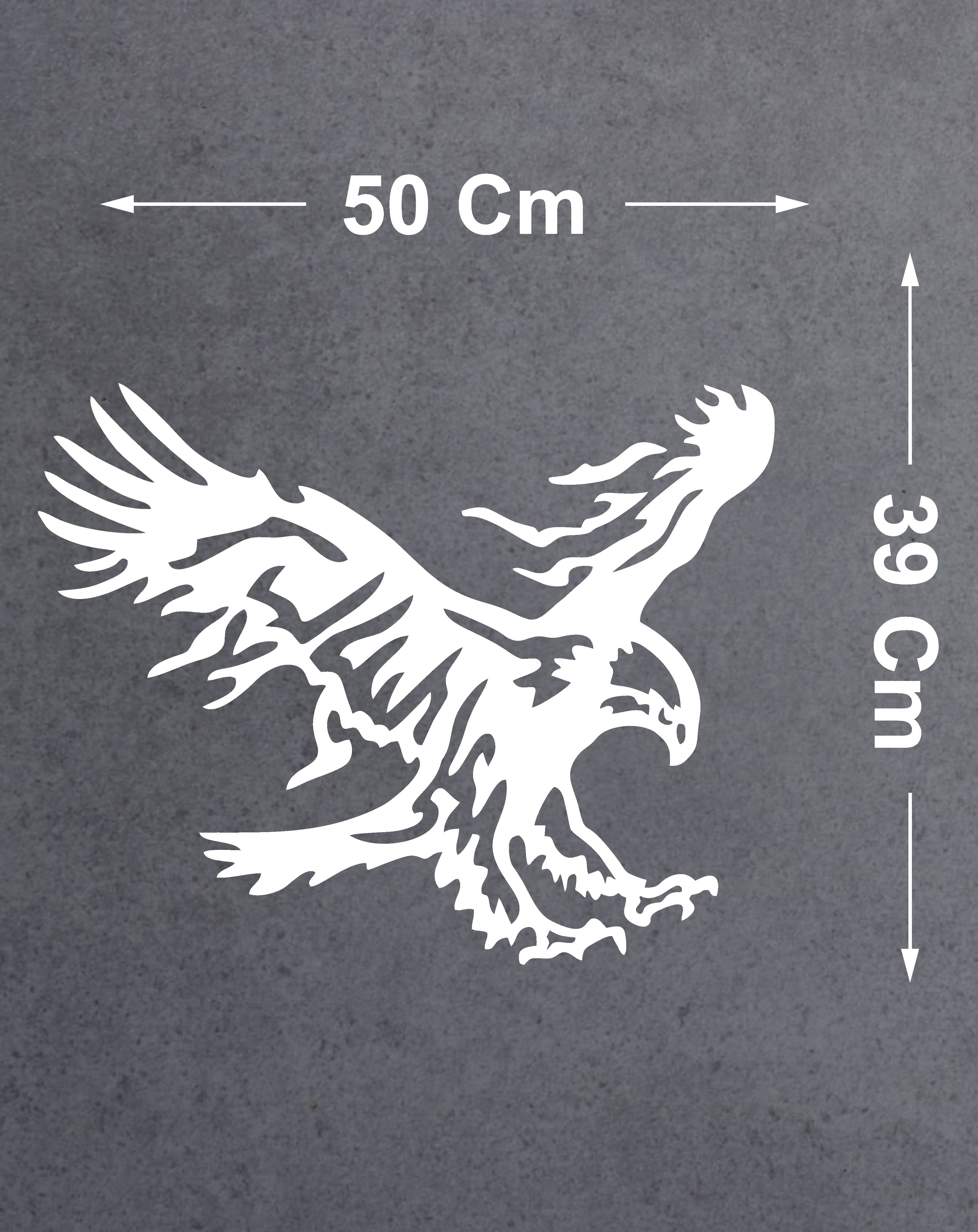Sti̇cker Di̇zayn Kartal Sti̇cker - Eagle Beşi̇ktaş Kanatlı Uçan Kartal Sti̇cker - Araba Oto Motosi̇klet Karavan Cam Sti̇cker - 00326 12X9 Cm 