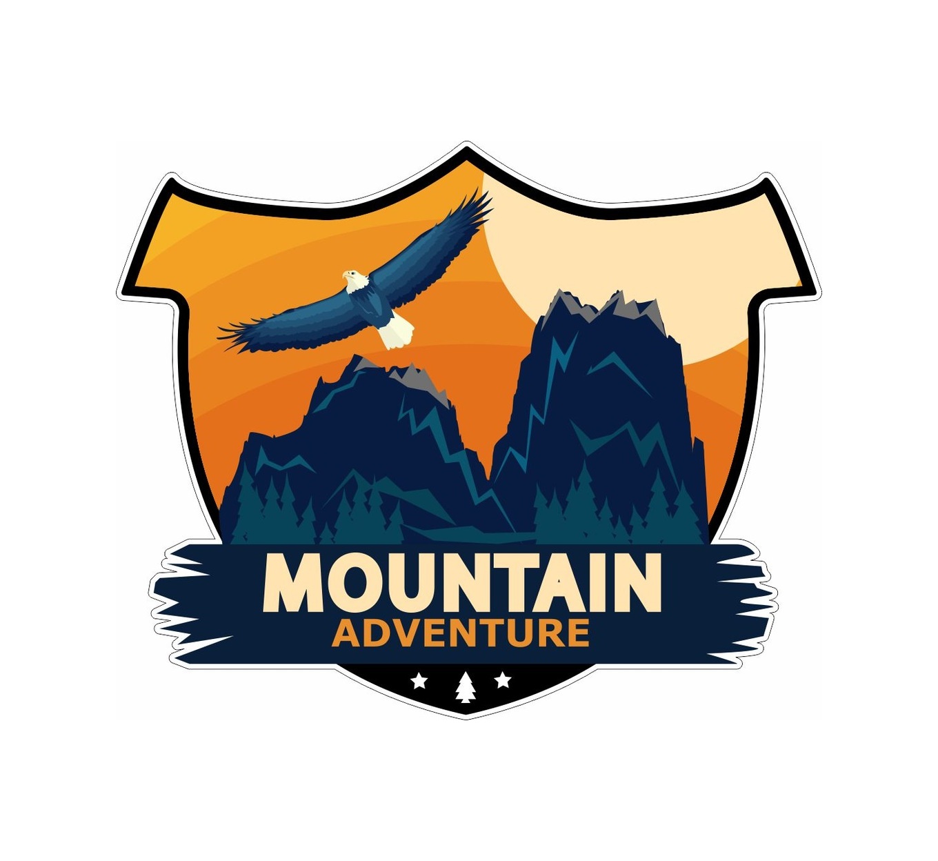 Off Road Camping Adventure Kamp Offroad Sticker 02143 40X33 Cm