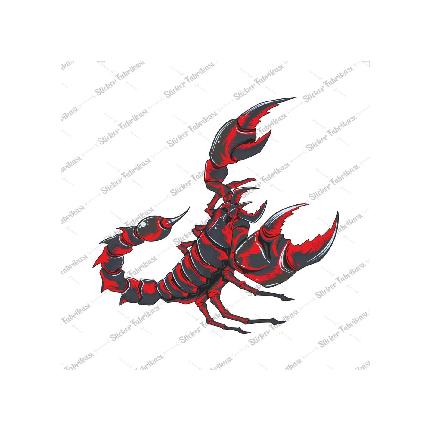 Akrep Sti̇cker 00726 14X13,5