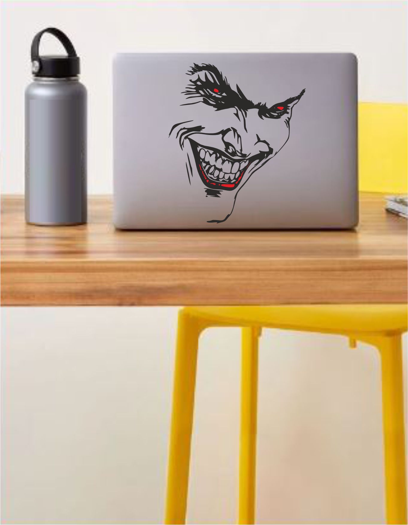 Joker Sti̇cker - Batman Gotham Ci̇ty Sti̇cker - Araba Oto Cam Motosi̇klet Karavan Sti̇cker - 00057 12X10 Cm 