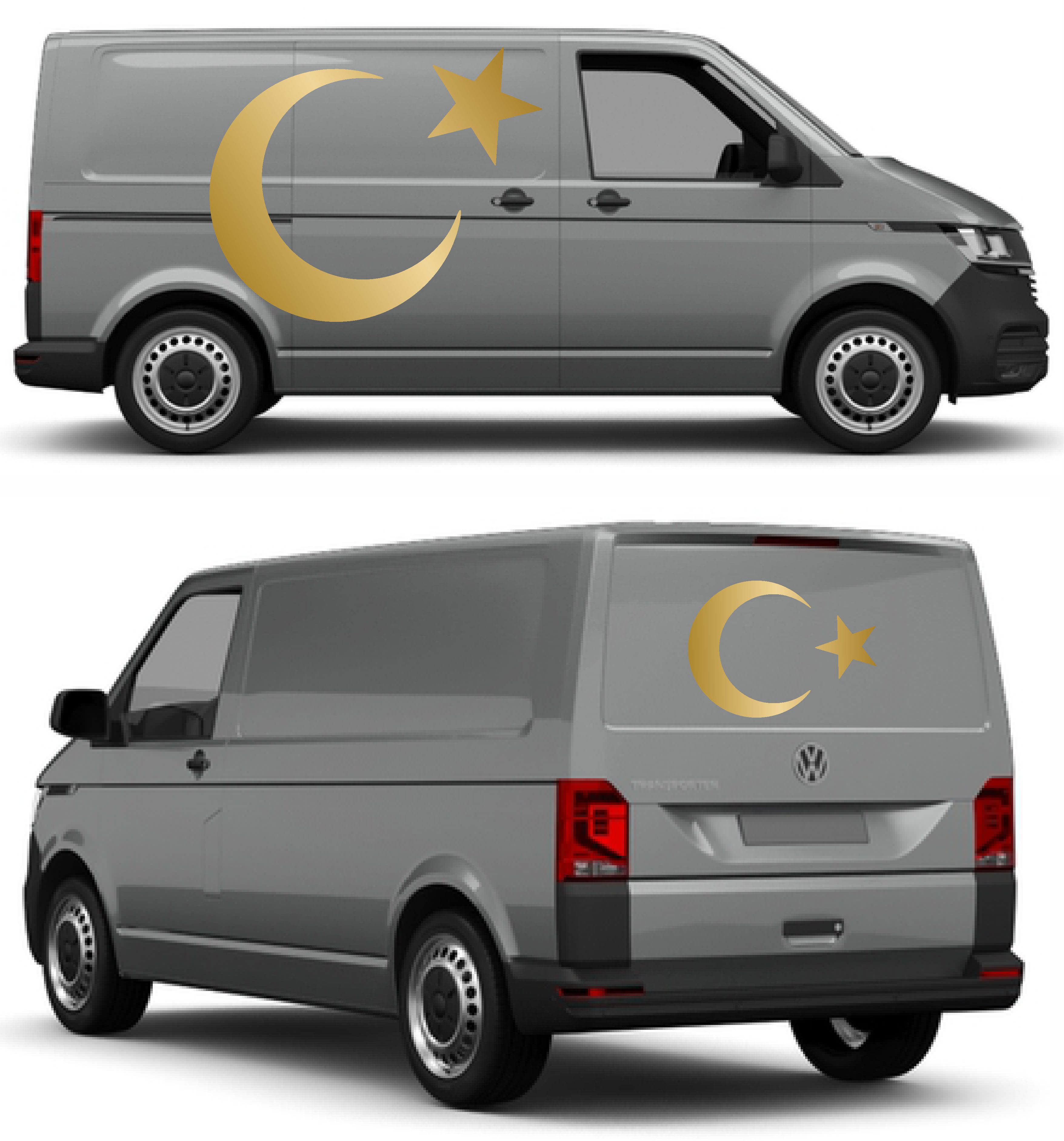 Ay Yıldız Türki̇ye Türk Bayrağı Sti̇cker Araba Oto Motosi̇klet Karavan Sti̇cker 00323 10X7 Cm 