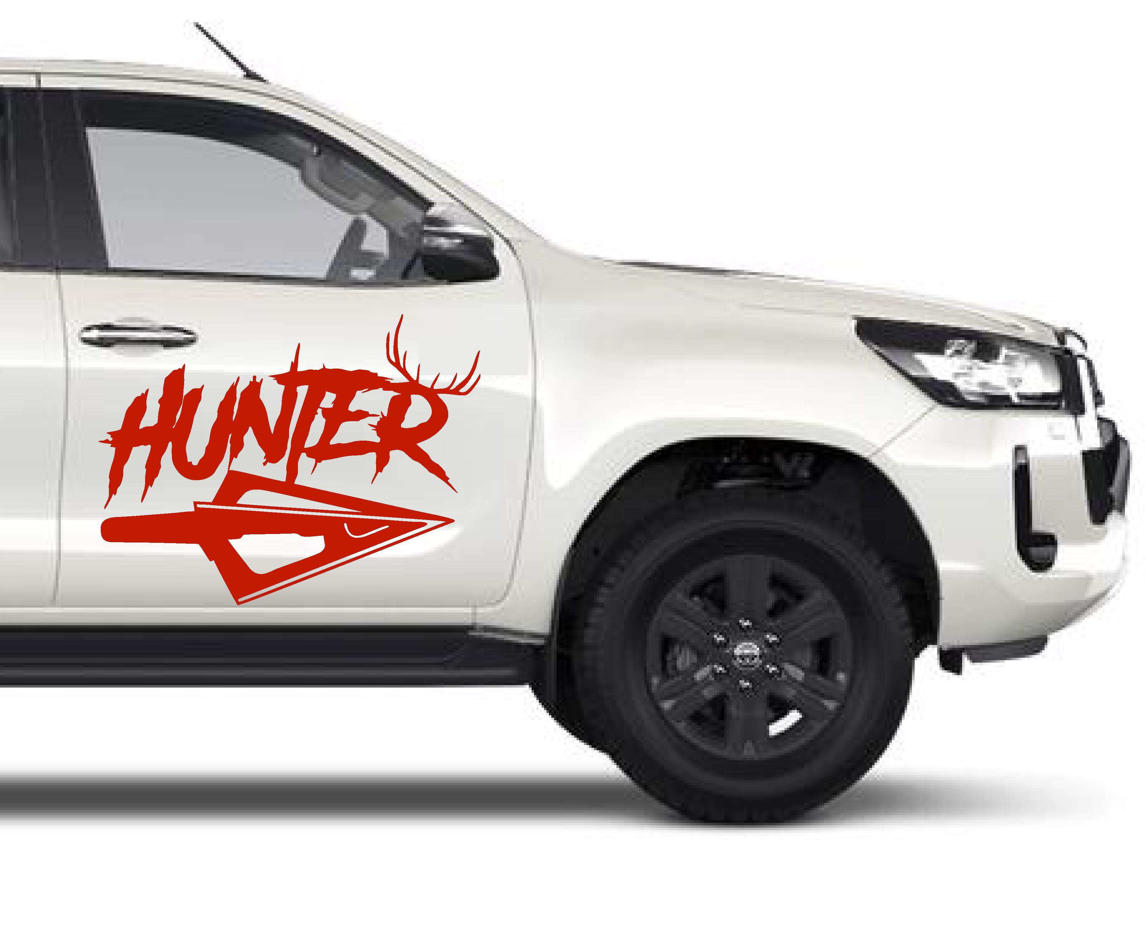 Hunter Avcı Sti̇cker - Araba Oto Motosi̇klet Karavan Cam Sti̇cker - 00267 10X8 Cm 