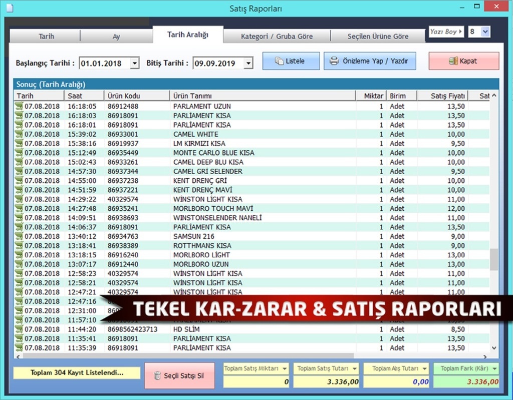 Barkodlu Market Satış Programı (Barpro Paket) (425092941) 