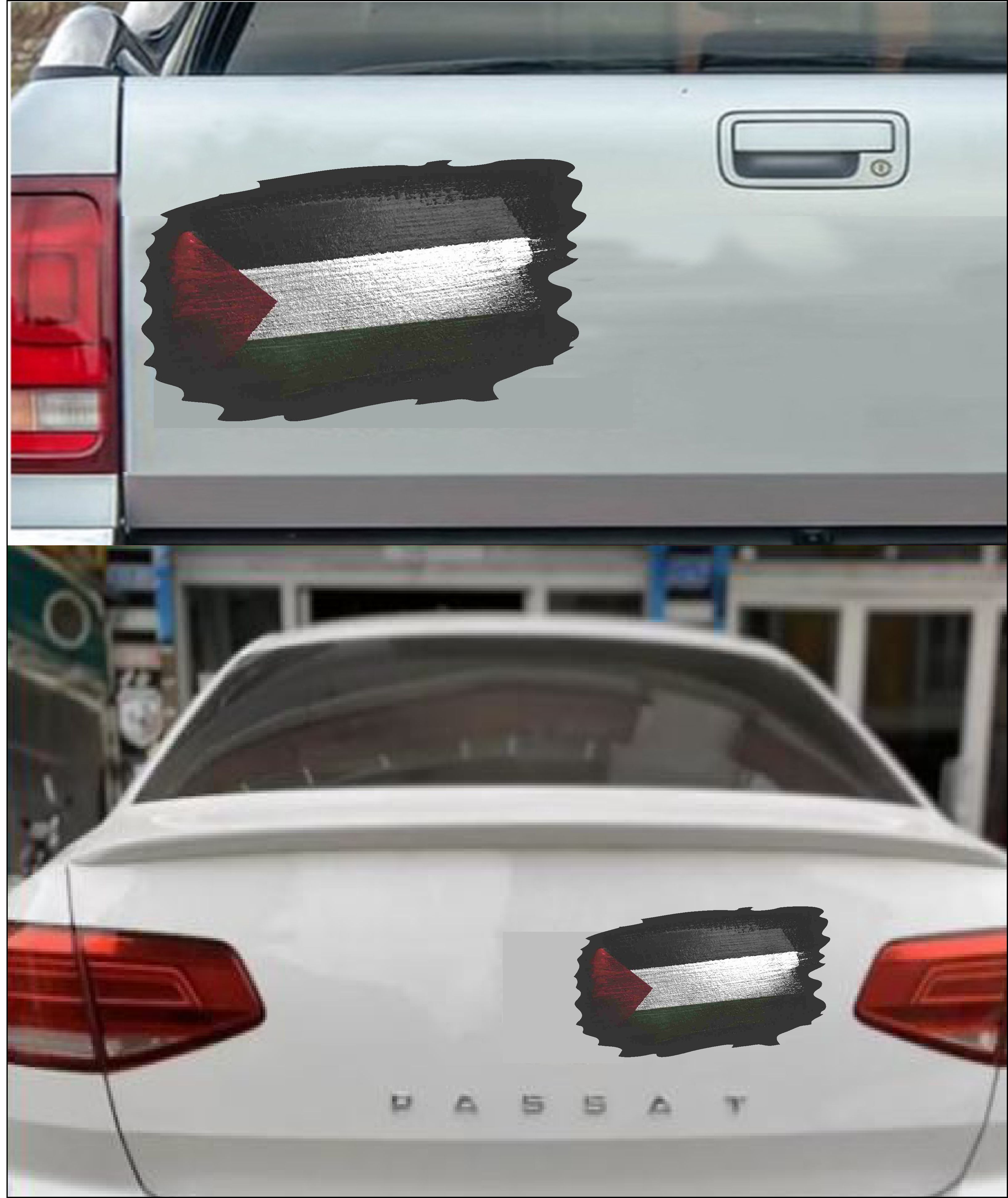 Özgür Fi̇li̇sti̇n Sti̇cker - Free Palesti̇ne - Sti̇cker - Araba Oto Motosi̇klet Karavan Sti̇cker - 02510 10X6 Cm 