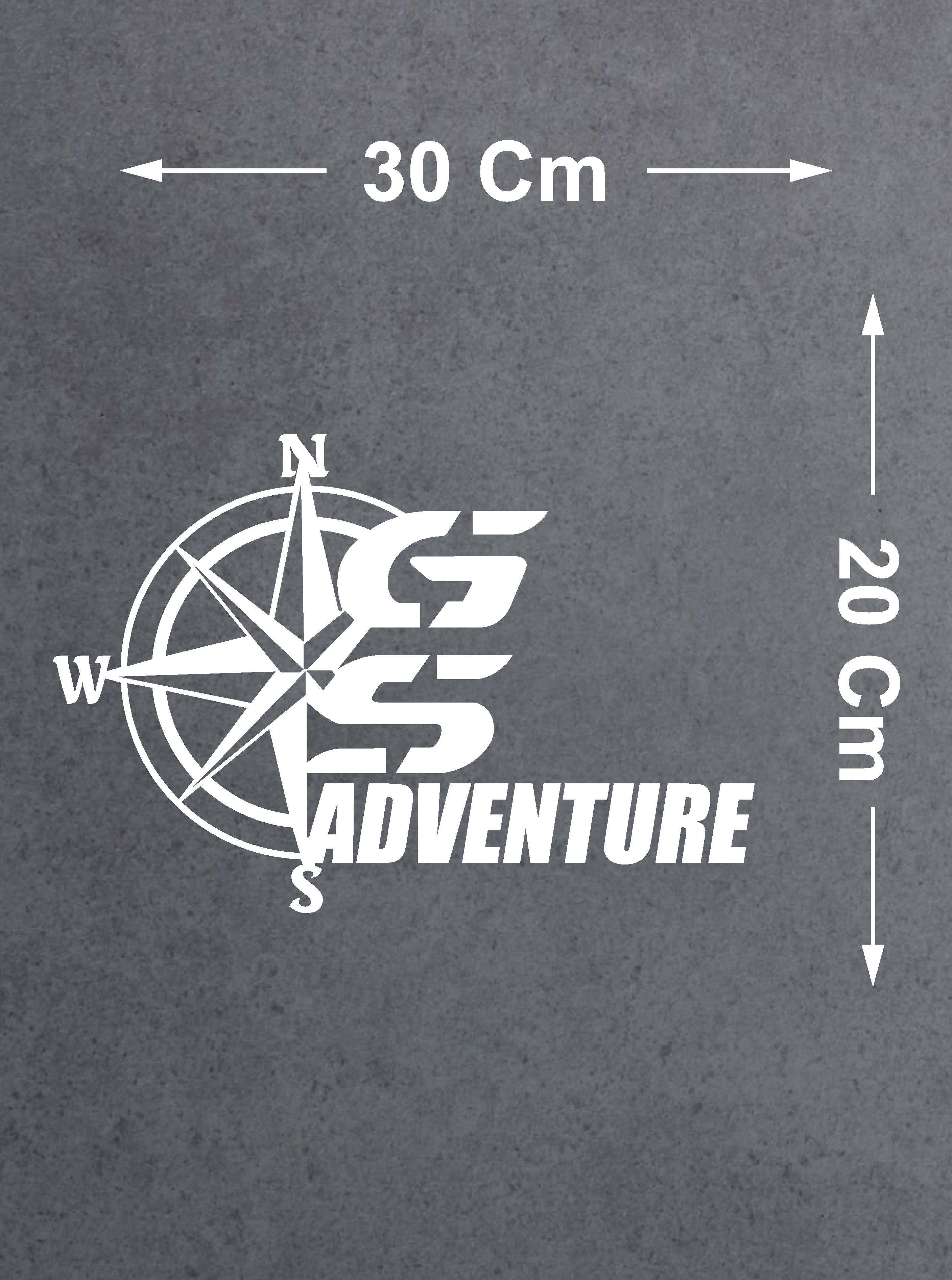 Gs Adventure Sti̇cker - 00049 12X8 Cm 