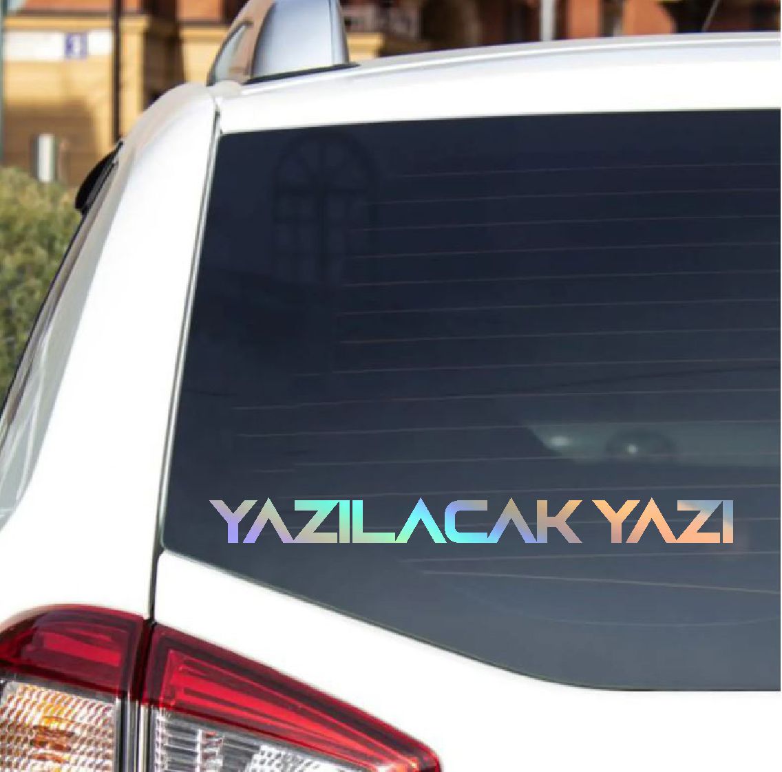 Ki̇şi̇ye Özel Yazı 2 Adet Sti̇cker - Araba Oto Motosi̇klet Karavan Cam Sti̇cker - 00122 12 Cm 