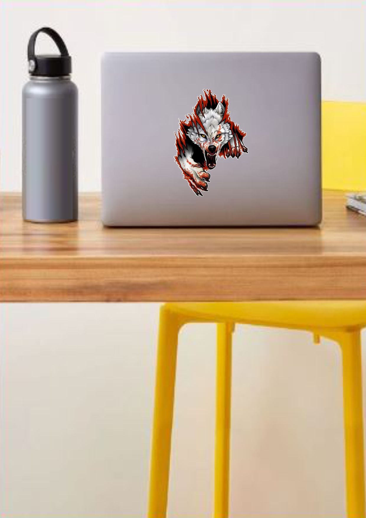 Kurt Bozkurt Göktük Börü Sti̇cker Araba Oto Motosi̇klet Karavan Sti̇cker Eti̇ket 00004 50X35 Cm 