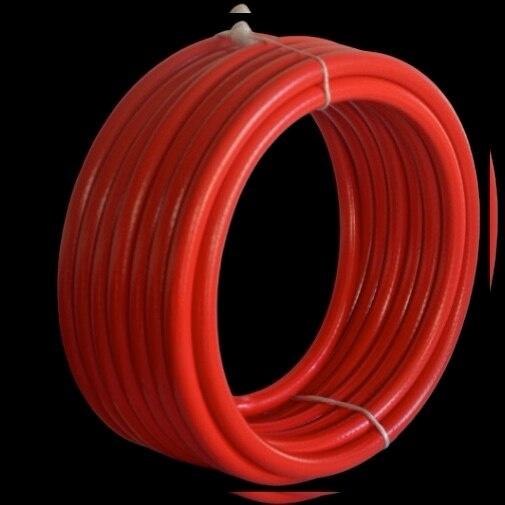 Örgülü 25 Bahçe Hortumu Yarım Parmak Iç Çap 12,5 Mm 1/2”Inç (482880321)-Kırmızı