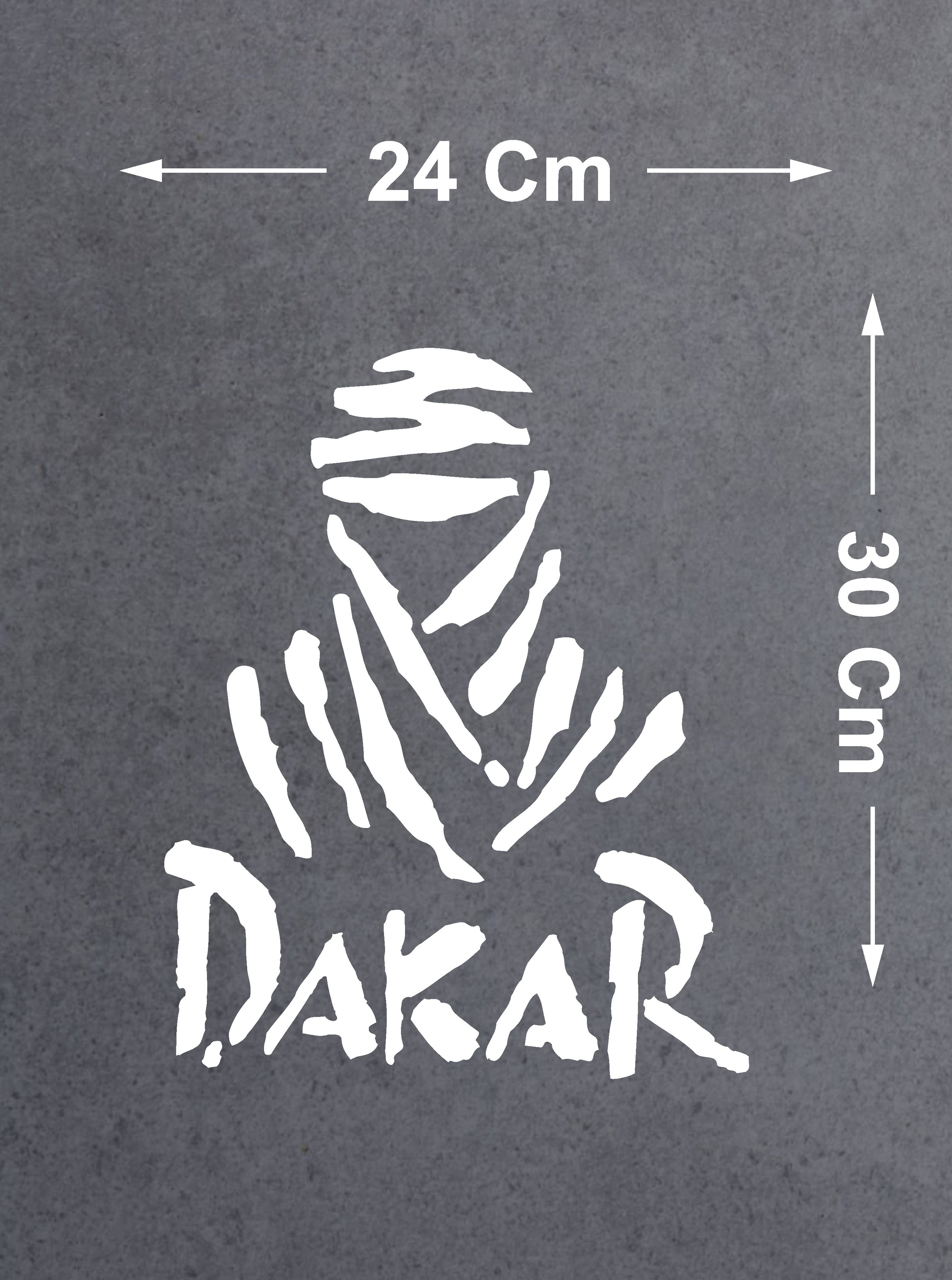 Dakar Sti̇cker - 4X4 Off Road Adventure Sti̇cker - Araba Oto Motosi̇klet Karavan Cam Sti̇cker - 00074 10X8 Cm 