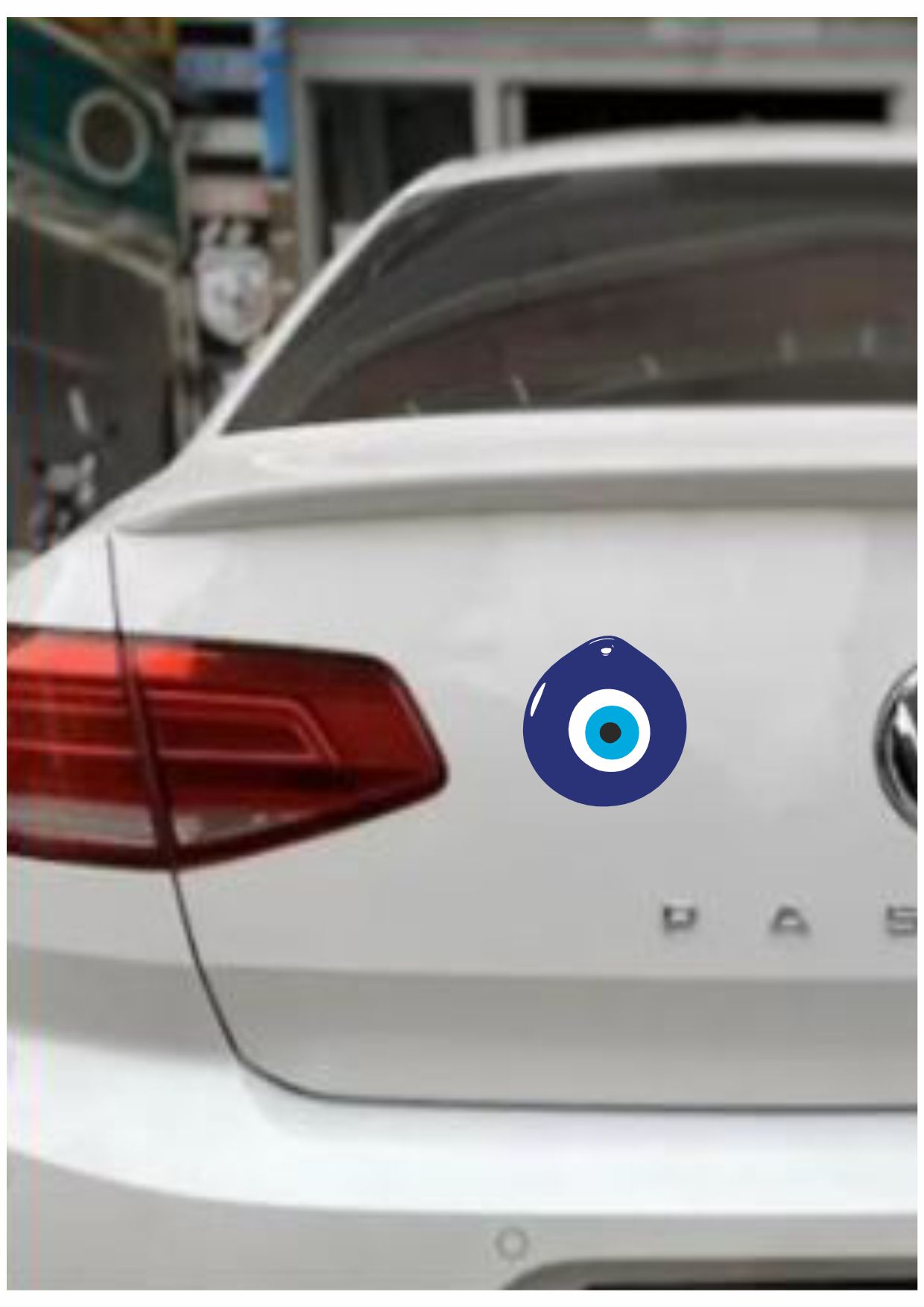 Nazar Boncuğu Sti̇cker Araba Oto Motosi̇klet Karavan Sti̇cker Eti̇ket 00005 50X50 Cm 