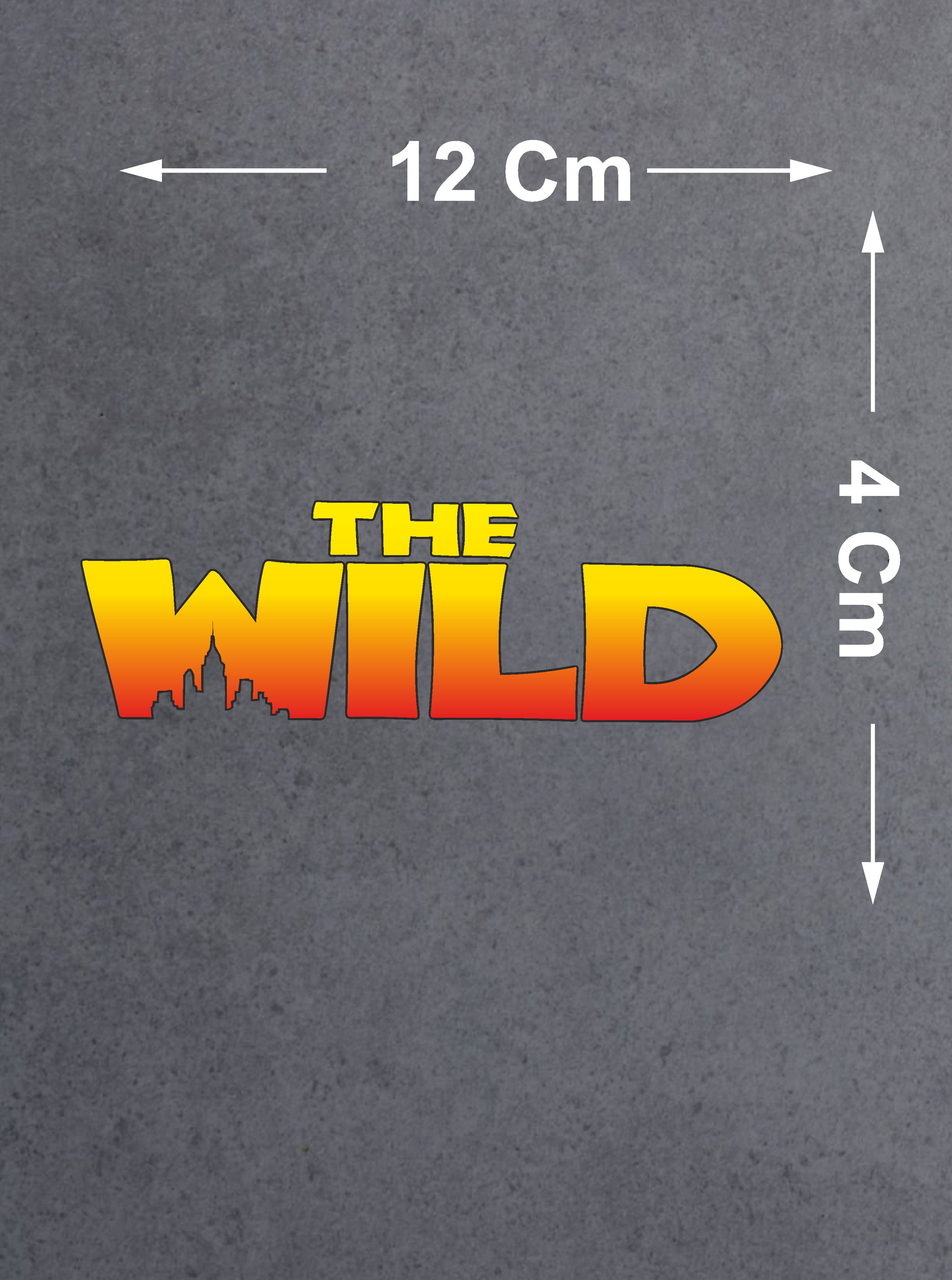The Wild Sticker - 4X4 Off Road Adventure Sticker - Araba Oto Motosiklet Karavan Cam Sticker 00038 12X4 Cm 