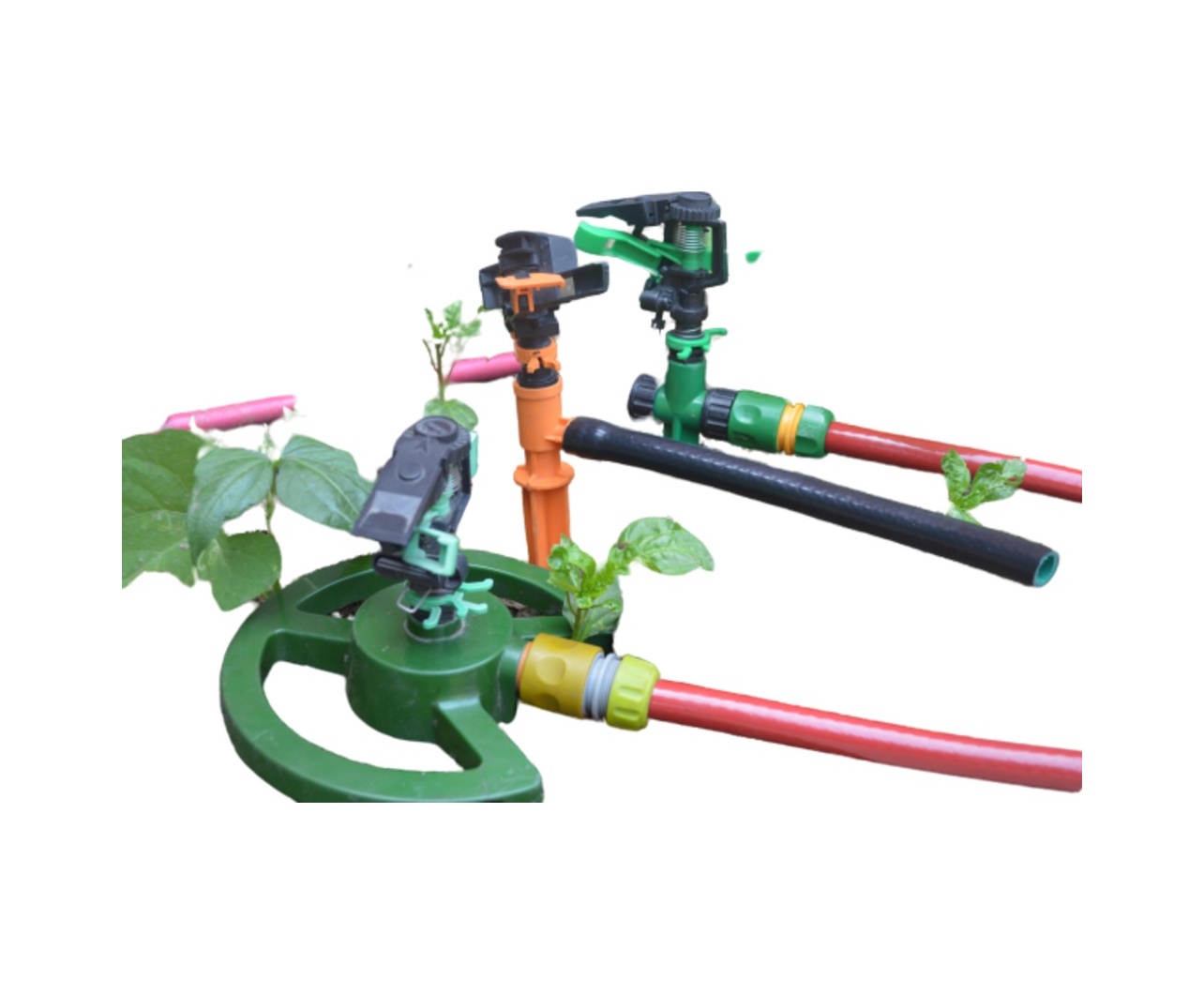 Garden 20 Metre Örgülü+Kırılmaz +Ekstra Dayanıklı Bahçe Hortumu-Kırmızı Renk