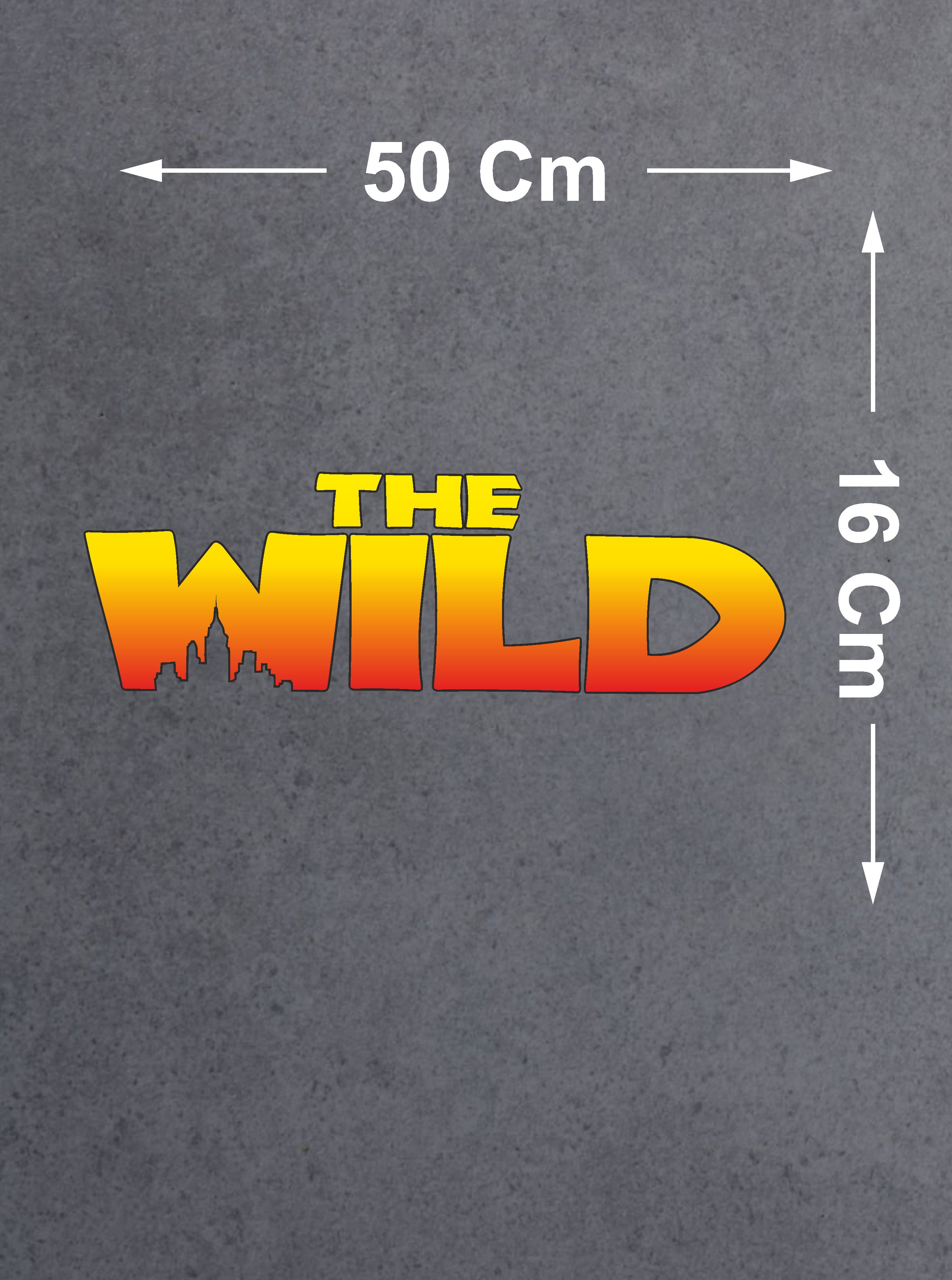 The Wi̇ld Sti̇cker - 4X4 Off Road Adventure Sti̇cker - Araba Oto Motosi̇klet Karavan Cam Sti̇cker 00038 12X4 Cm 
