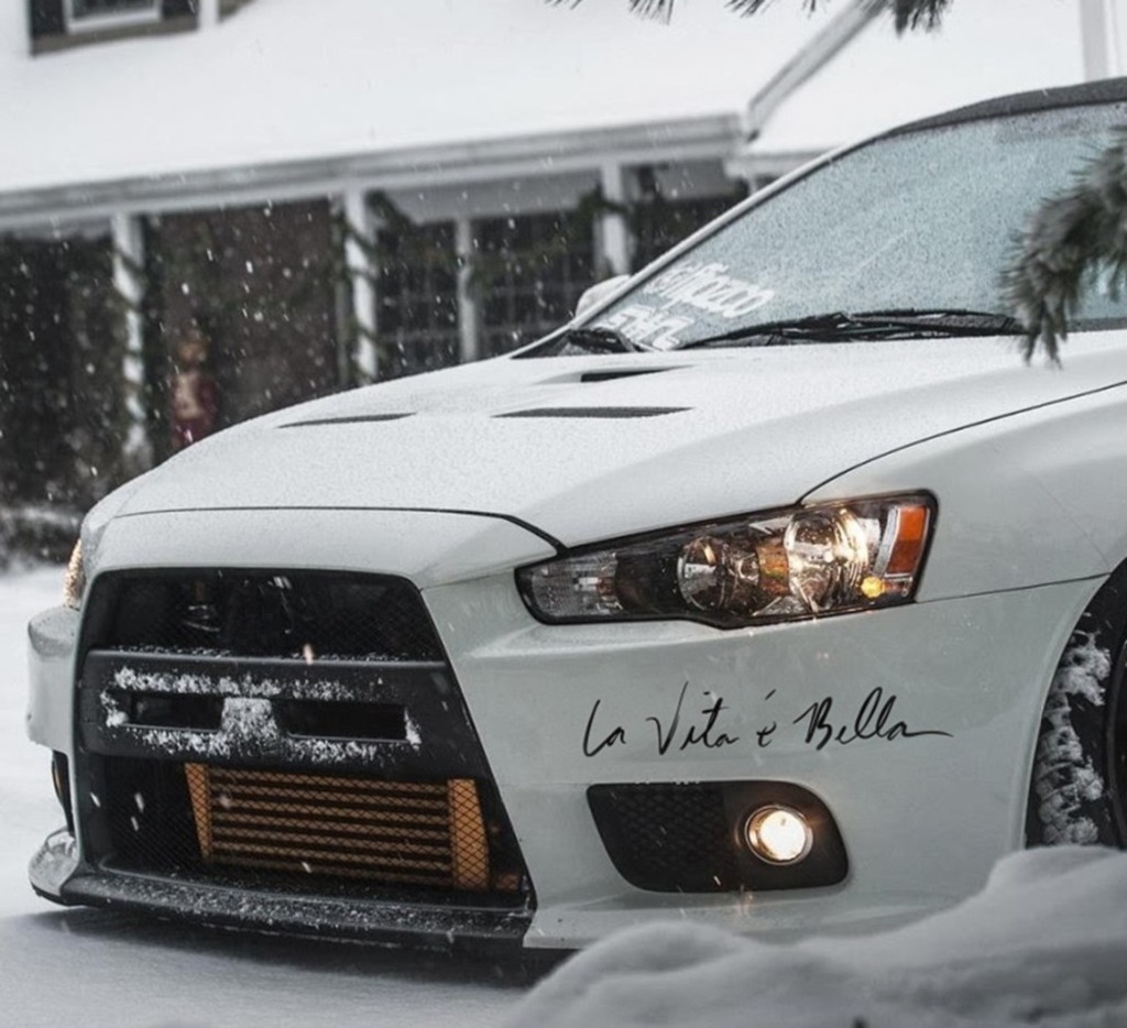 Hayat Güzeldi̇r, La Vi̇ta E Bella Oto Modi̇fi̇ye Araba Sti̇cker 25 X 5 Cm