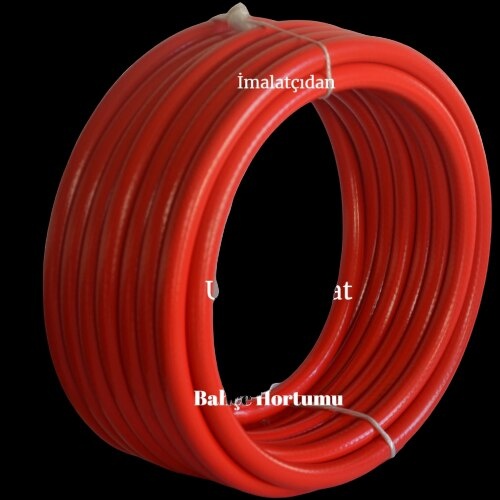 Örgülü 25 Bahçe Hortumu Yarım Parmak Iç Çap 12,5 Mm 1/2”Inç (448565117)-Si̇yah