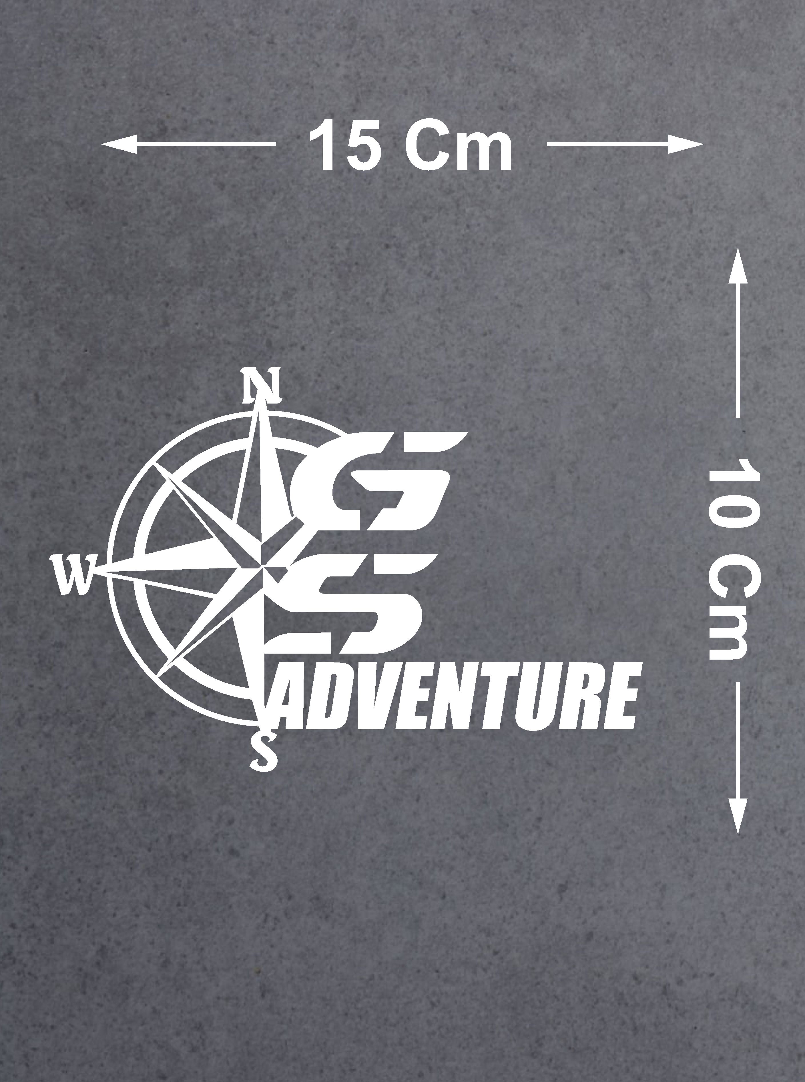 Gs Adventure Sti̇cker - 00049 12X8 Cm 
