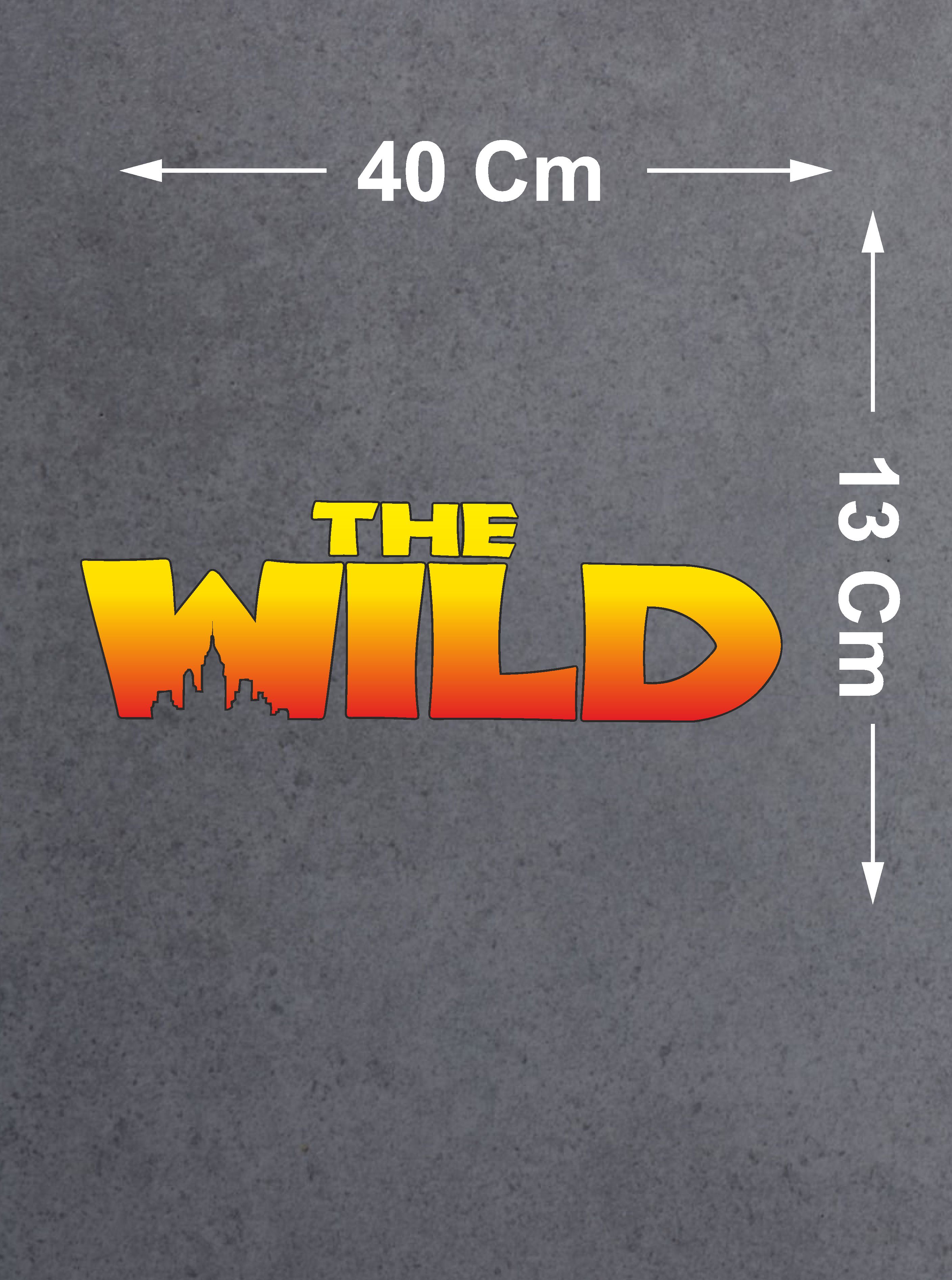 The Wi̇ld Sti̇cker - 4X4 Off Road Adventure Sti̇cker - Araba Oto Motosi̇klet Karavan Cam Sti̇cker 00038 12X4 Cm 