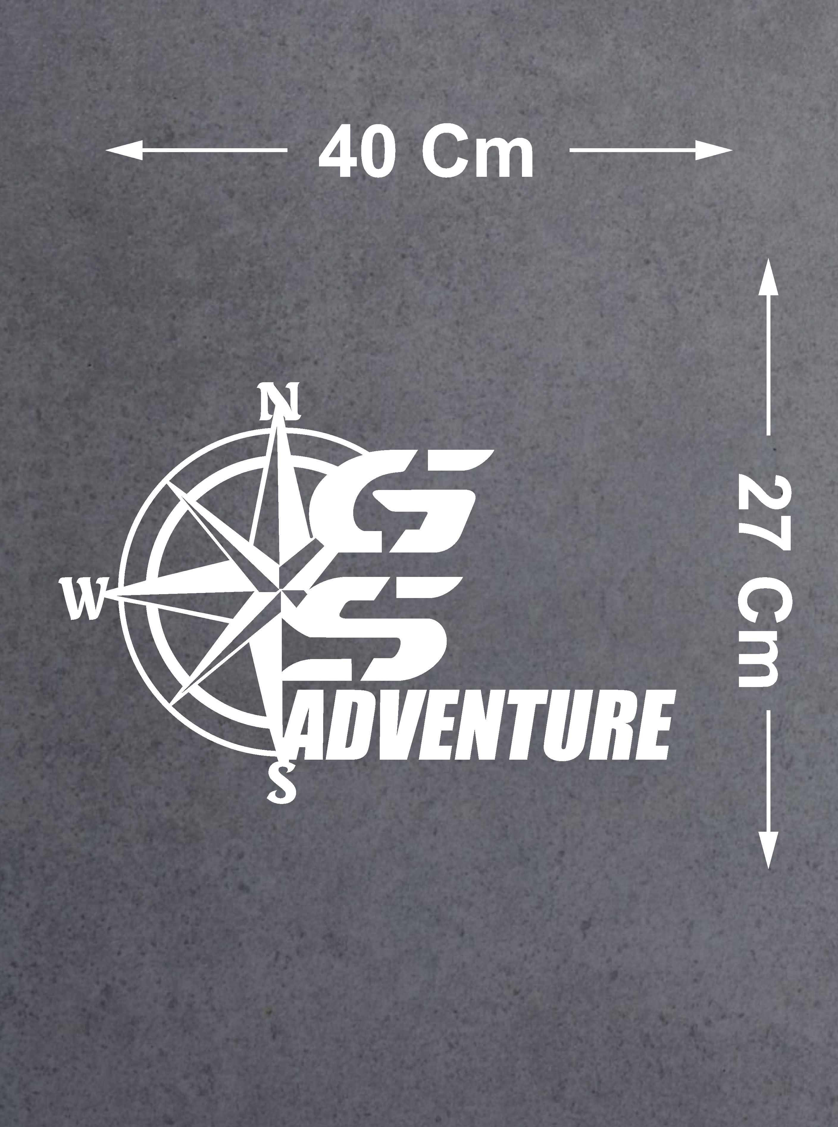 Gs Adventure Sti̇cker - 00049 12X8 Cm 