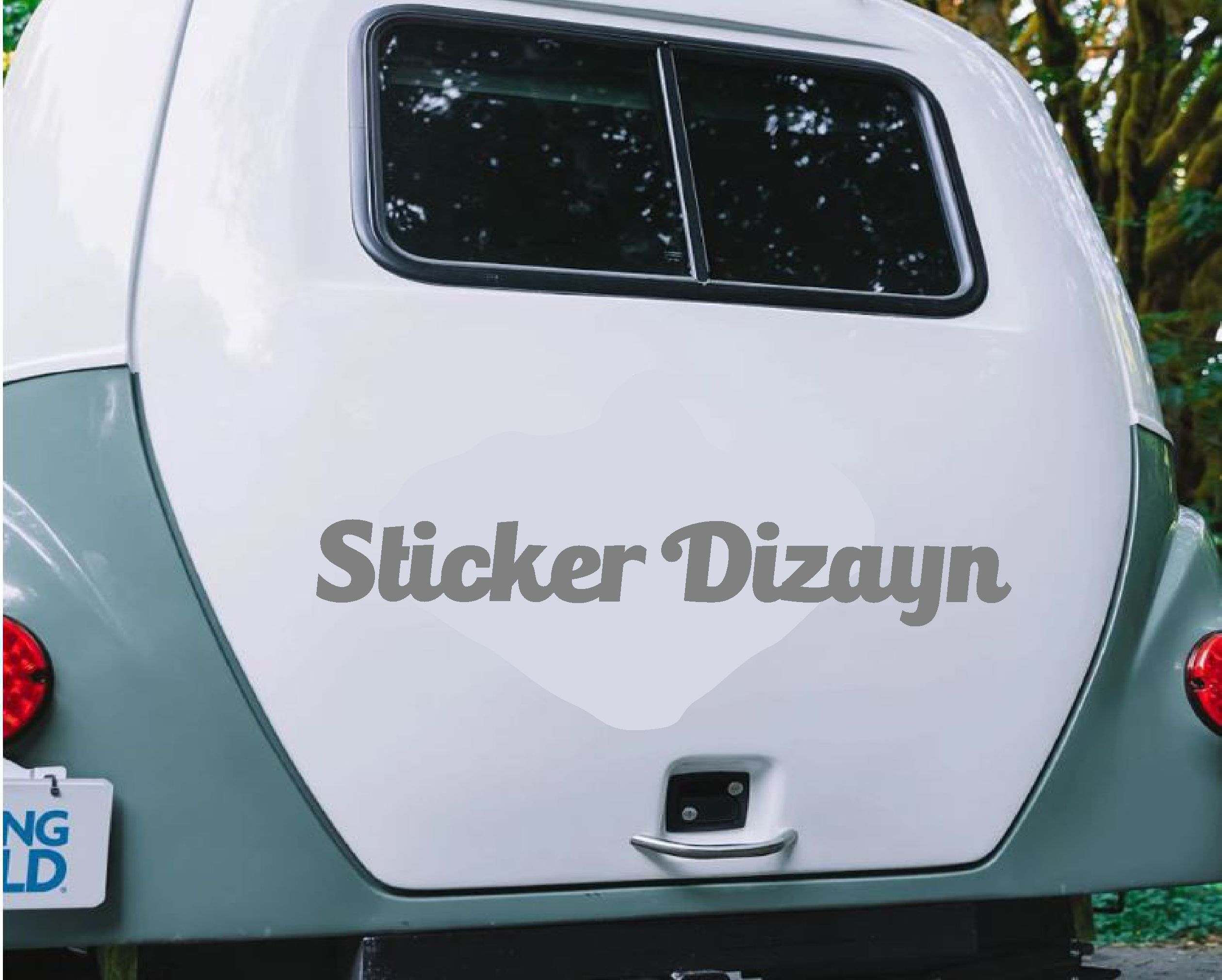 Ki̇şi̇ye Özel Yazı - 2 Adet Isi̇m Soyi̇si̇m Yazı - Araba - Oto - Araç -Motosi̇klet - Karavan Sti̇cker Eti̇ket 02515 50 Cm 